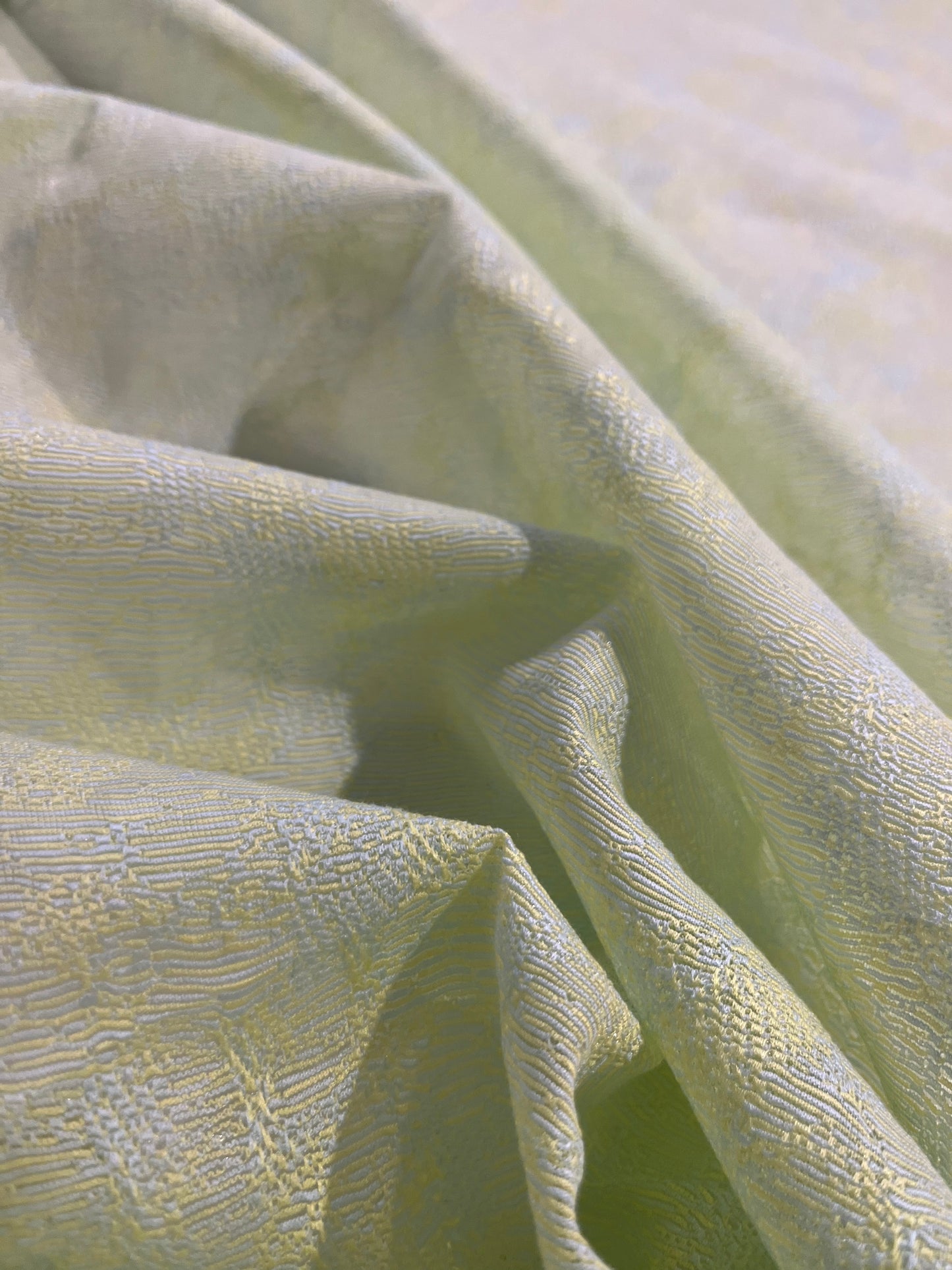 GLADYS 027 light jacquard with linen