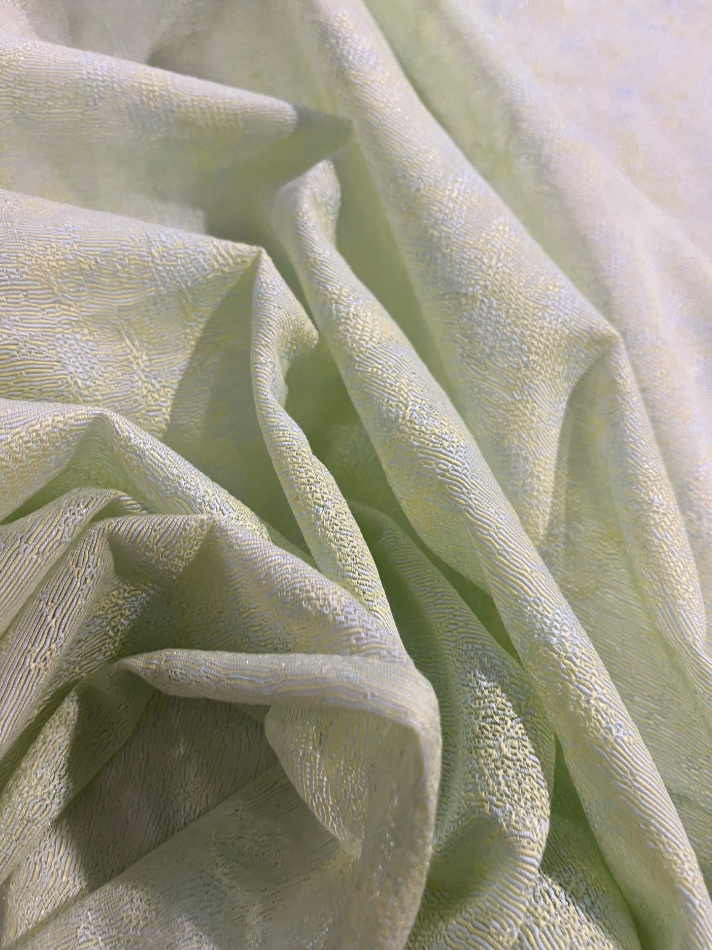 GLADYS 027 light jacquard with linen