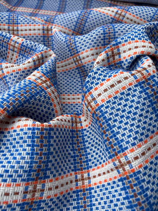 DANTE 013bis cotton tweed Chanel style multicolore checks