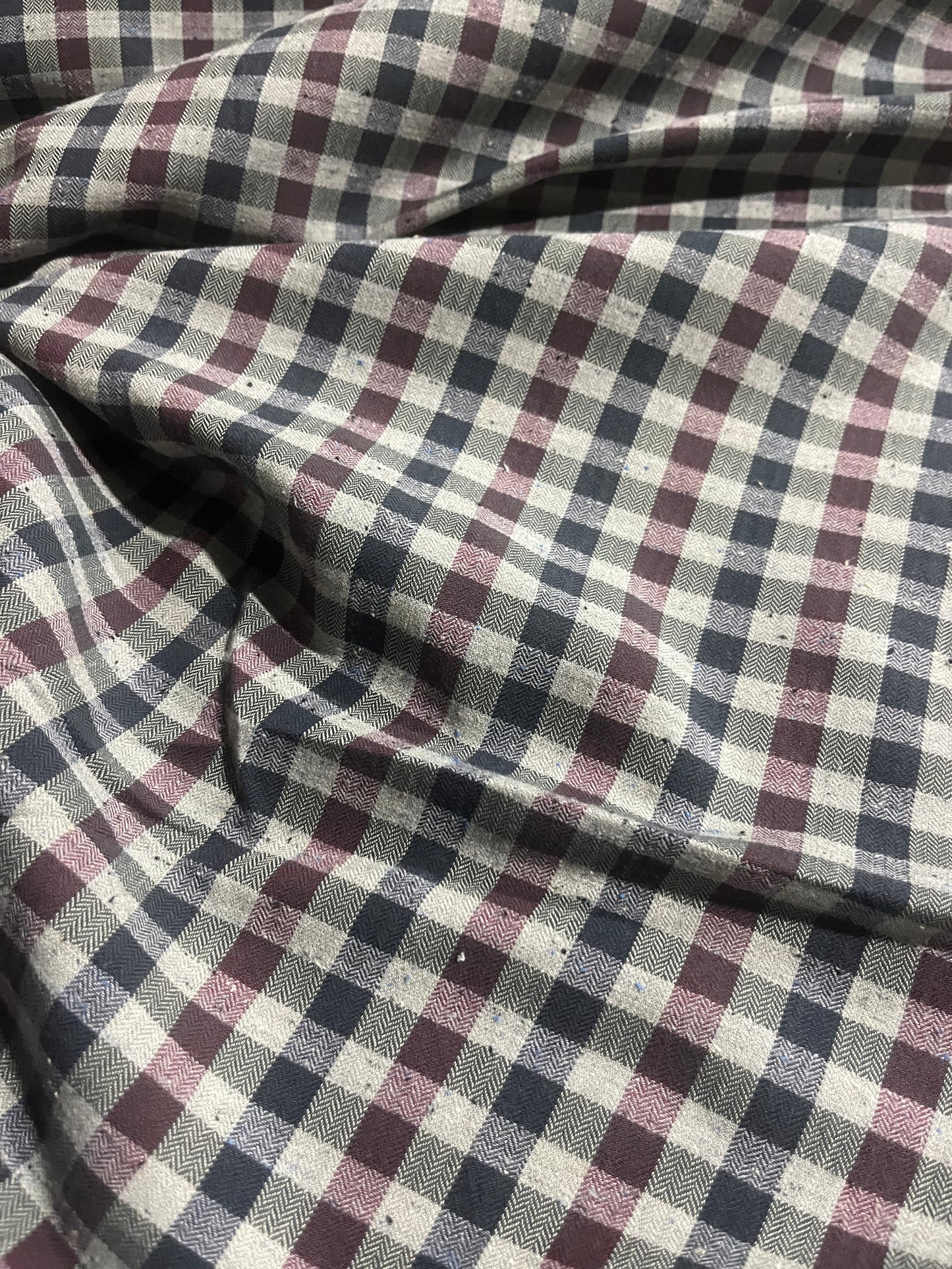 YVETTE 024 check cotton linnen