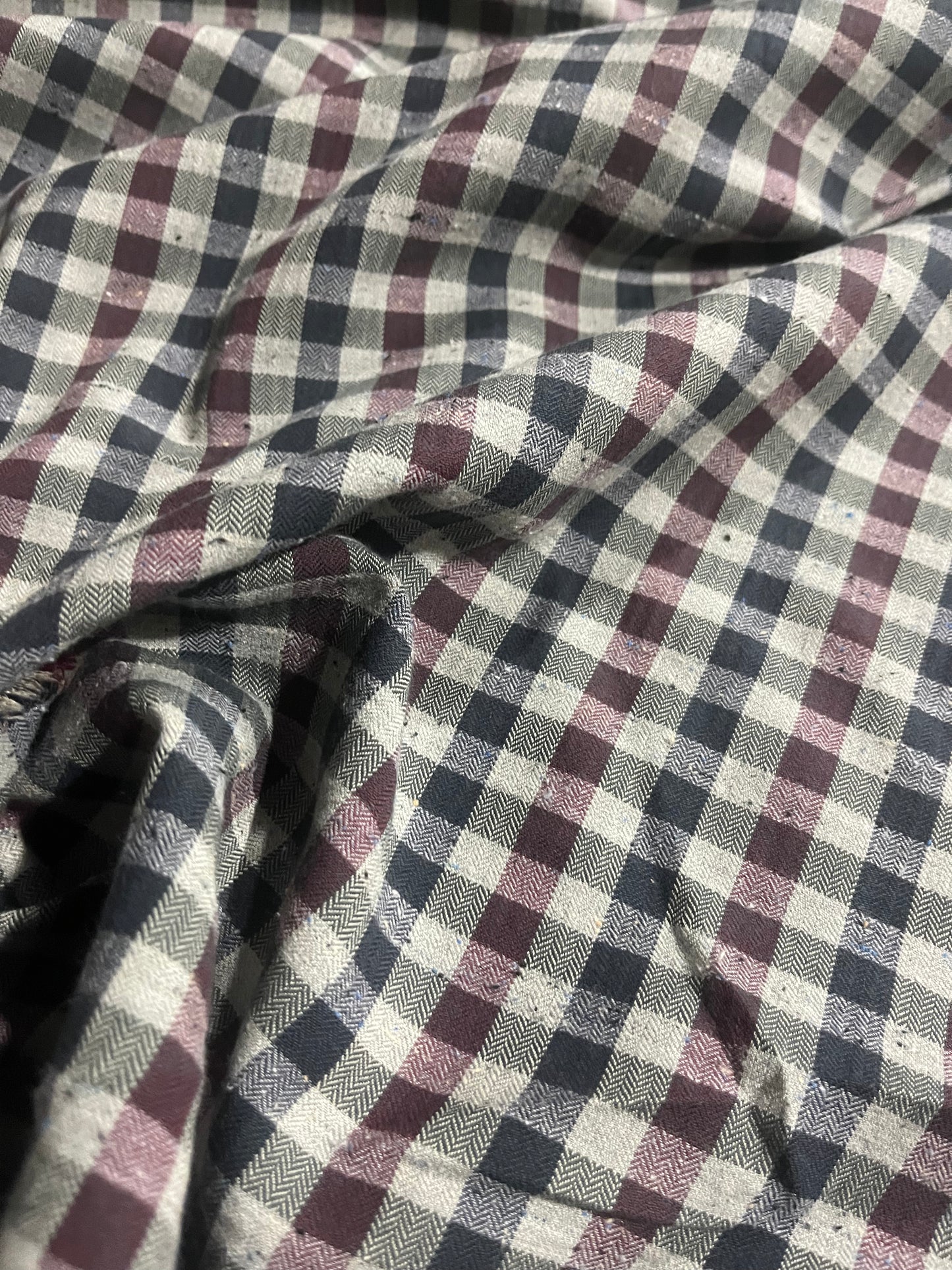 YVETTE 024 check cotton linnen