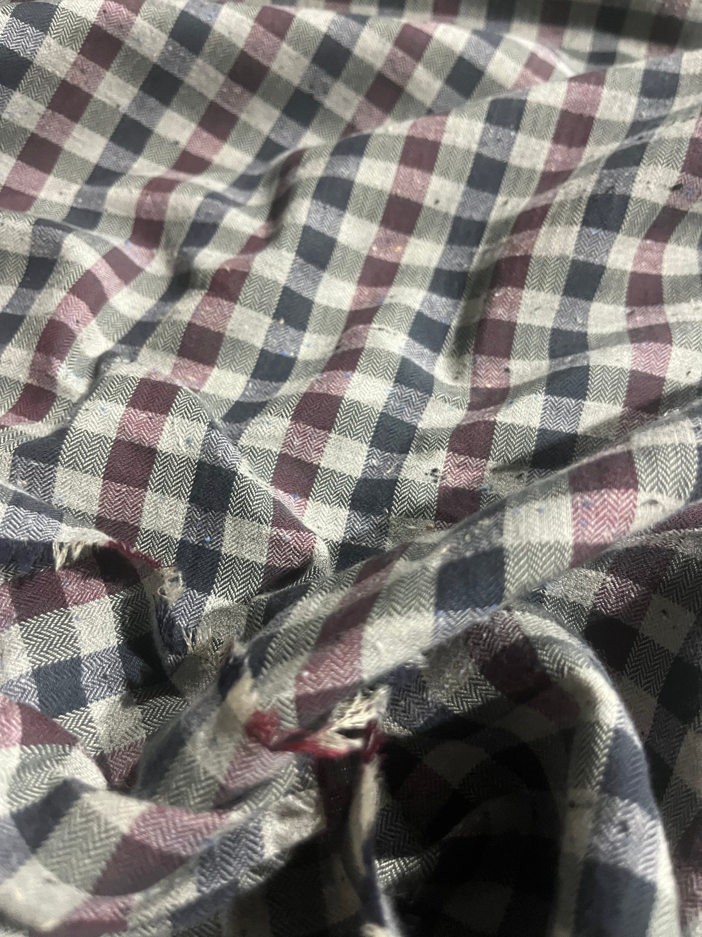 YVETTE 024 check cotton linnen