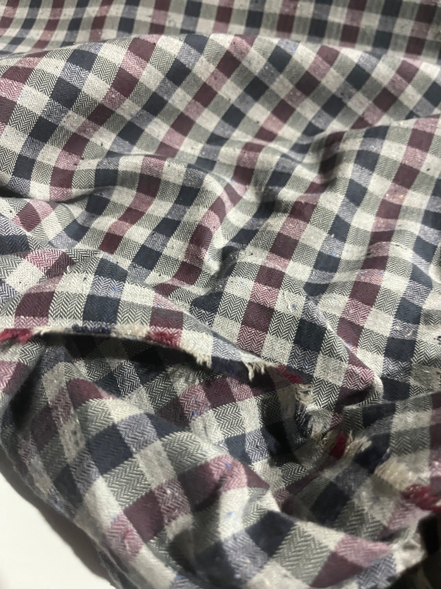 YVETTE 024 check cotton linnen