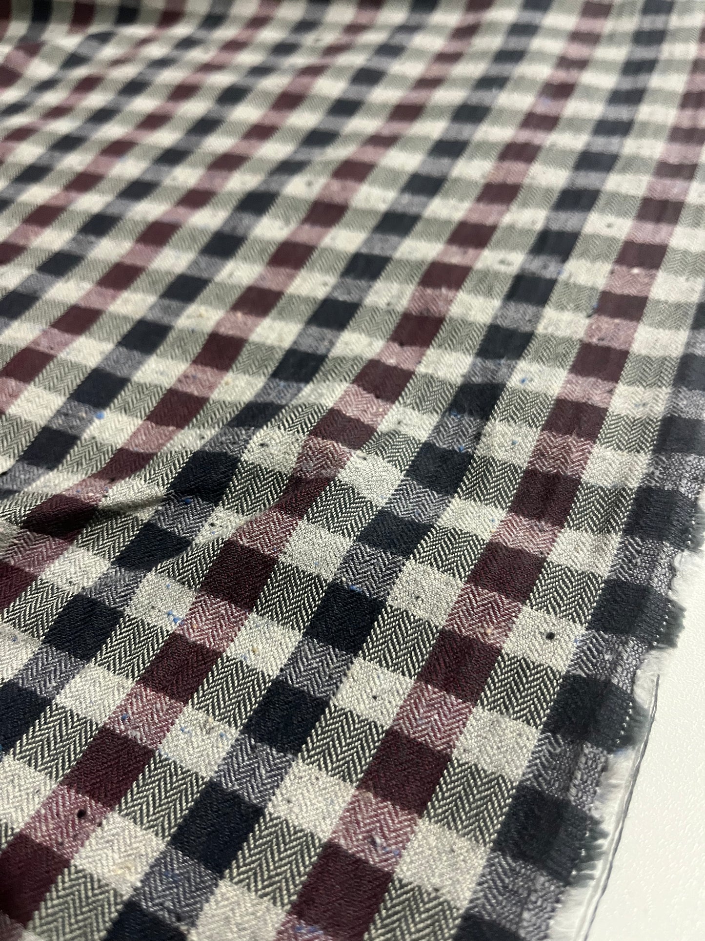 YVETTE 024 check cotton linnen