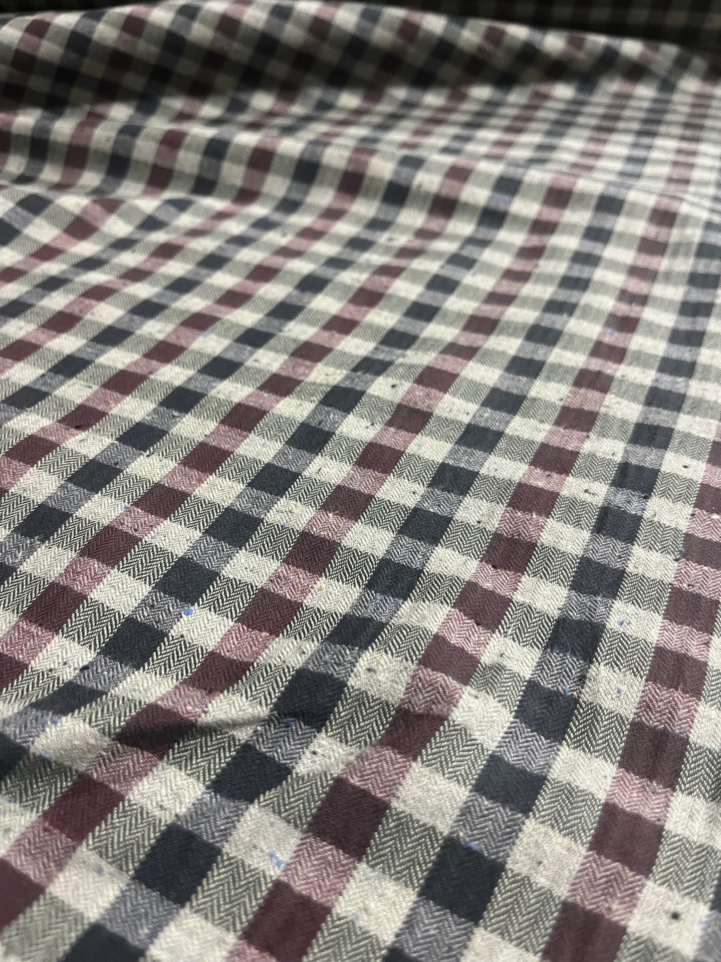 YVETTE 024 check cotton linnen