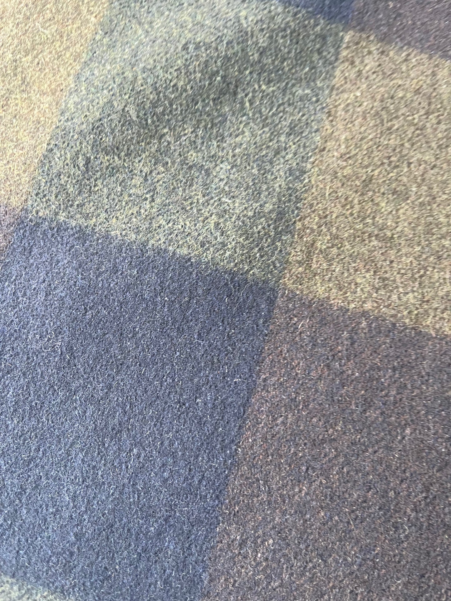 FENIX 001 heavy wool check coat fabric