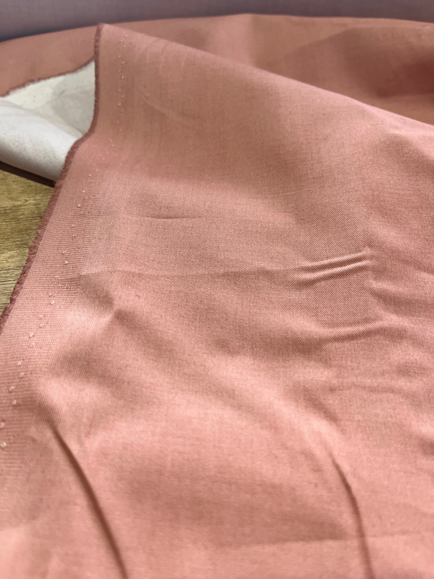 F02 cotton twill stretch old pink