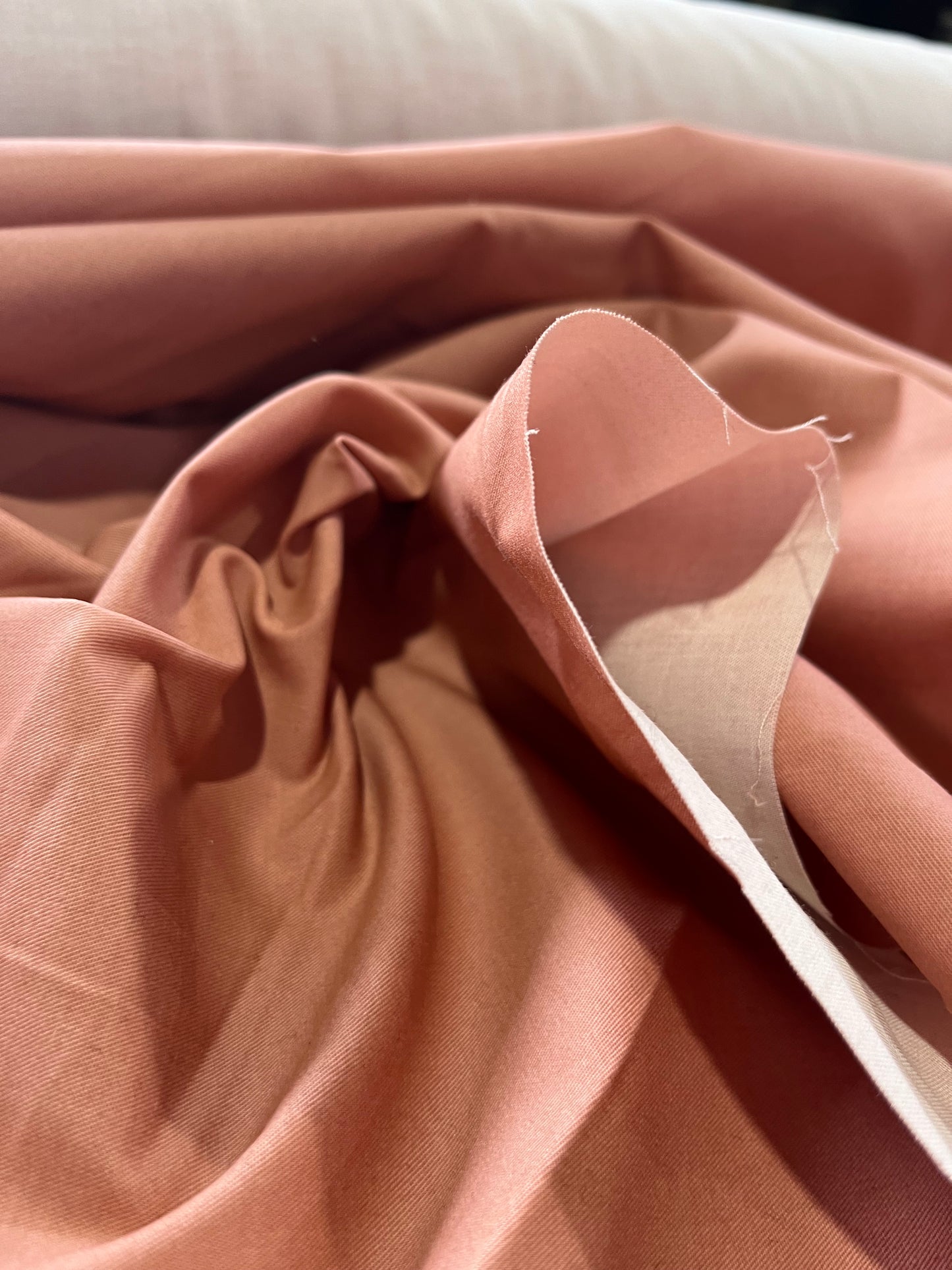 F02 cotton twill stretch old pink