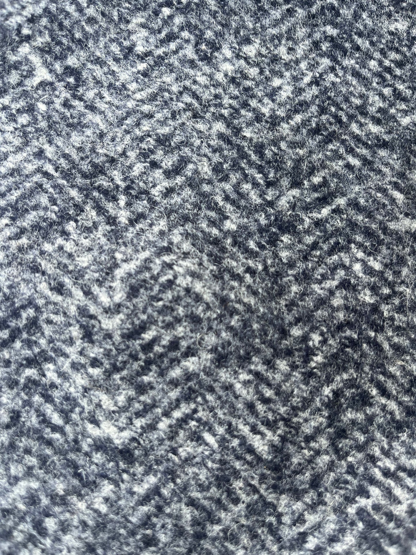 FENIX 004 heavy wool jersey herringbone navy/grey