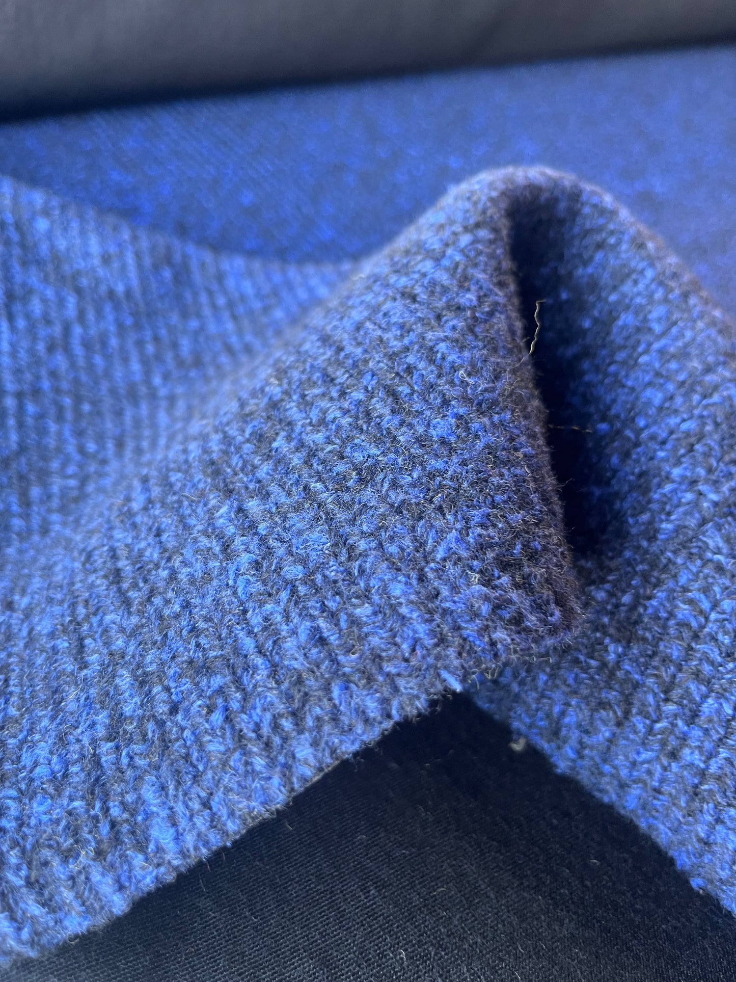 FENIX 007 double face wool/scuba COBALT BLUE