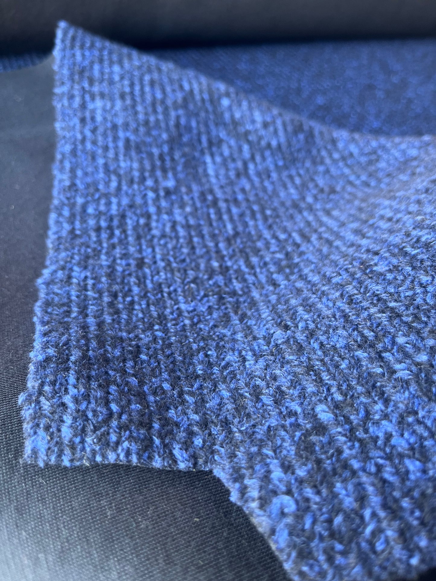 FENIX 007 double face wool/scuba COBALT BLUE