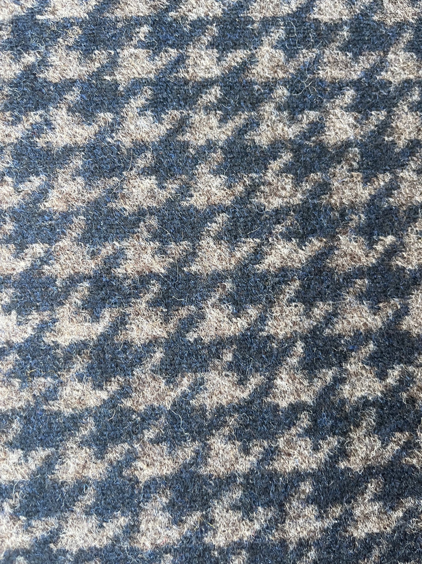 FENIX 008 double face wool/scuba navy/taupe pied de coq