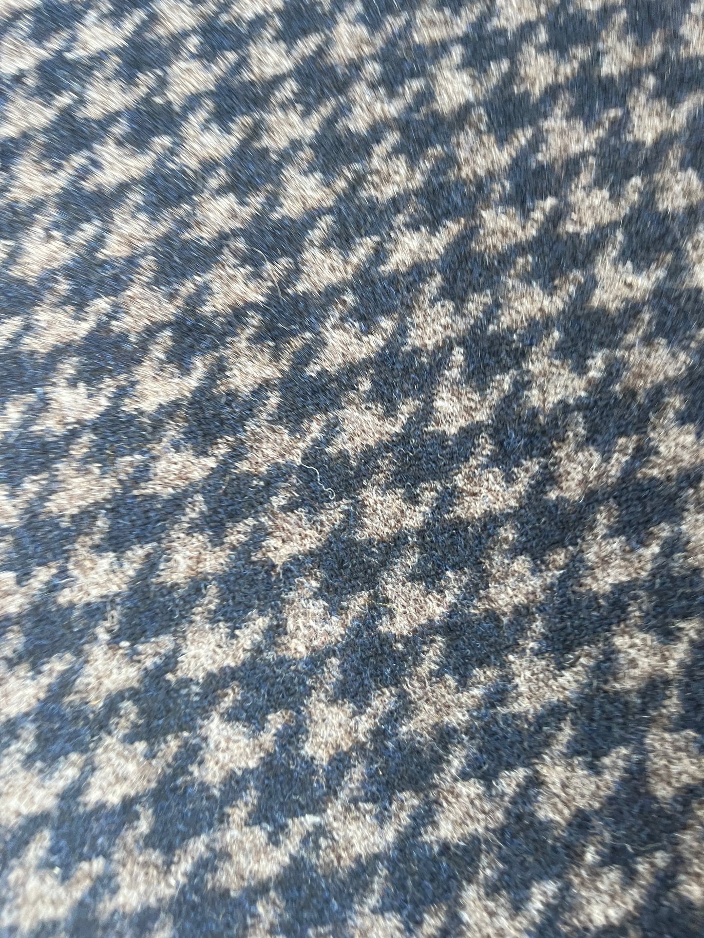 FENIX 008 double face wool/scuba navy/taupe pied de coq