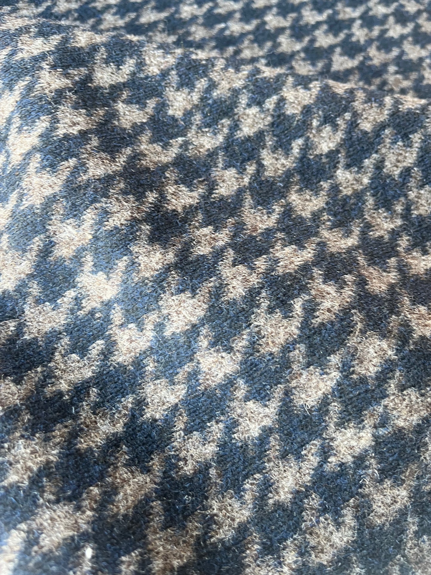 FENIX 008 double face wool/scuba navy/taupe pied de coq