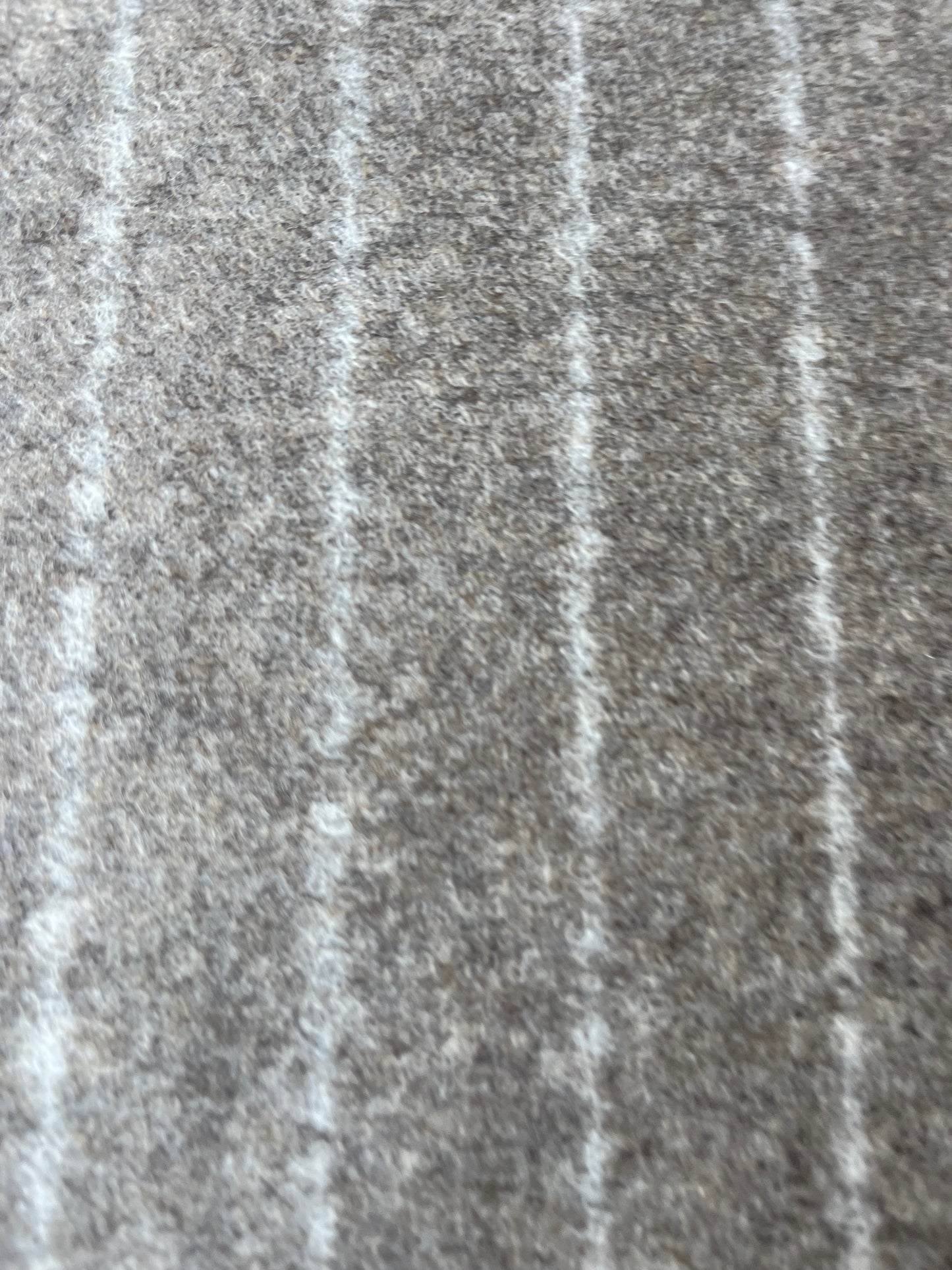 FENIX 010 heavy wool jersey stripes brown/light grey