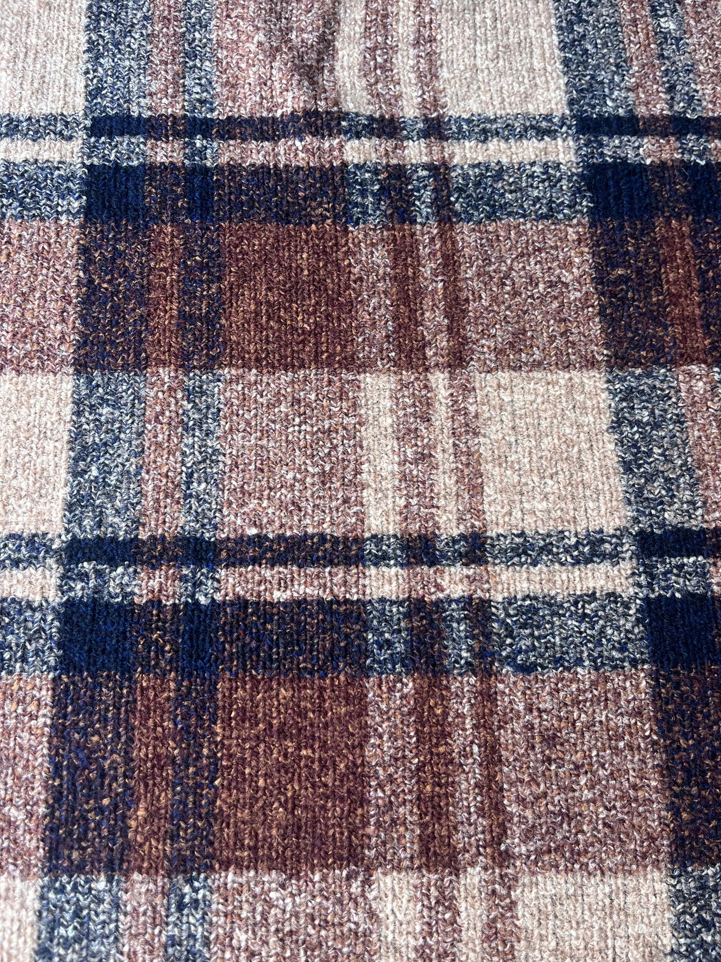 FENIX 011 heavy wool check brique/nvy