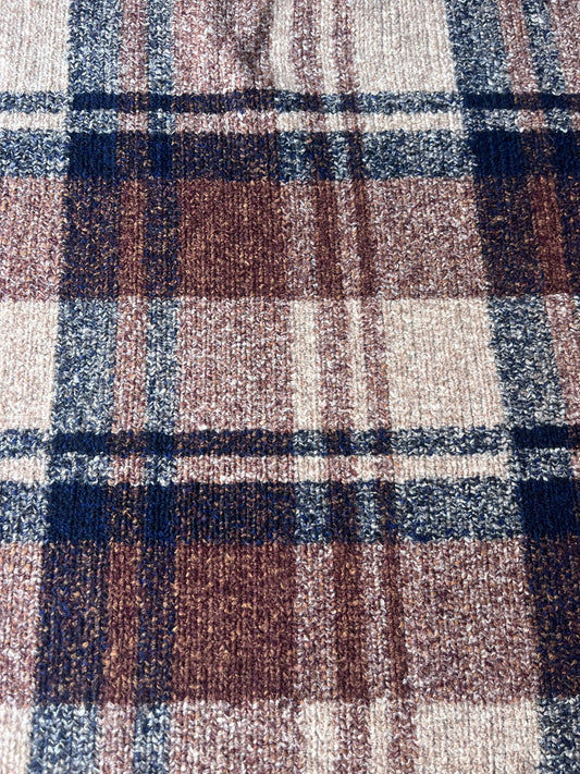 FENIX 011 heavy wool check brique/nvy
