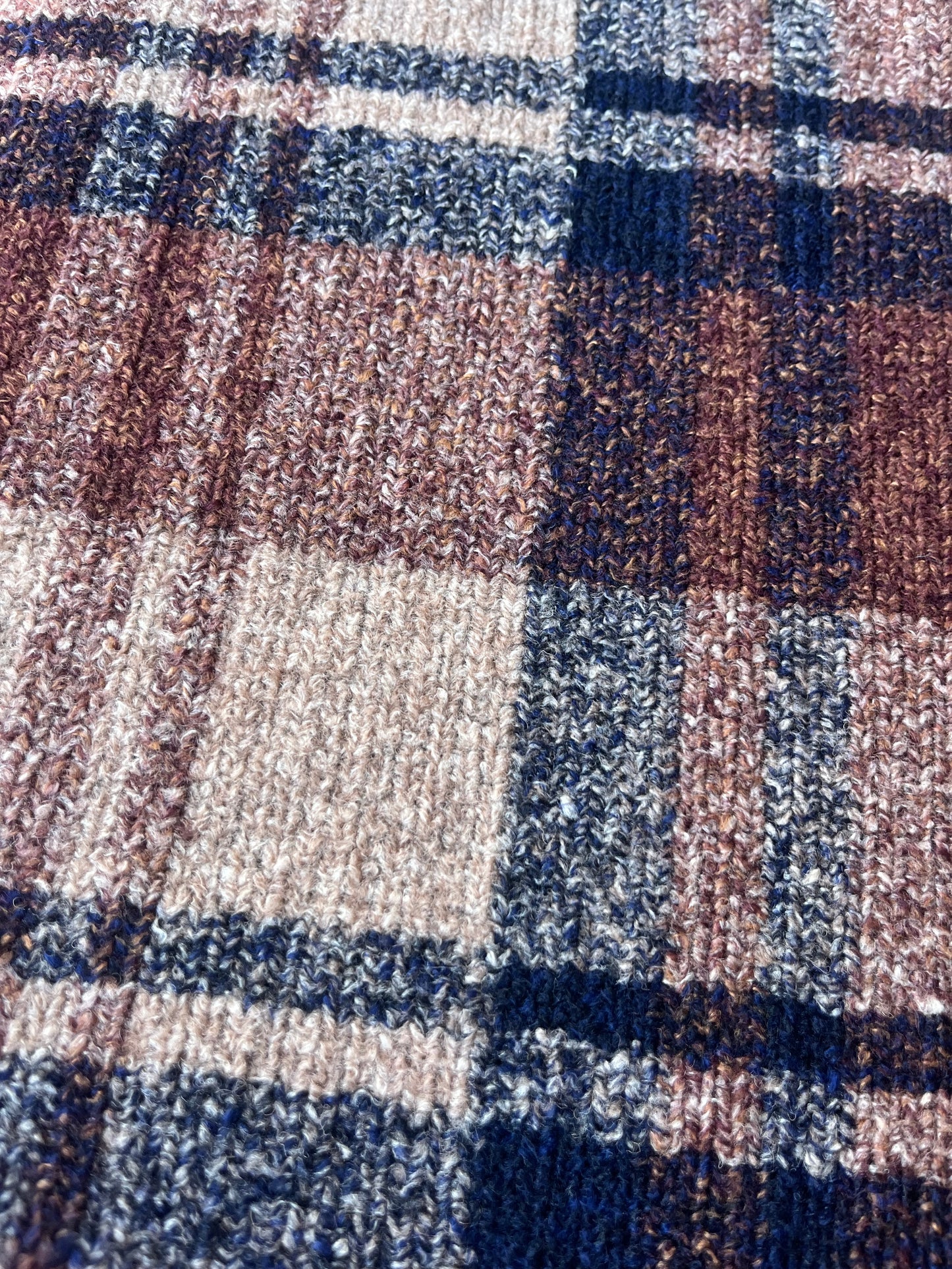 FENIX 011 heavy wool check brique/nvy