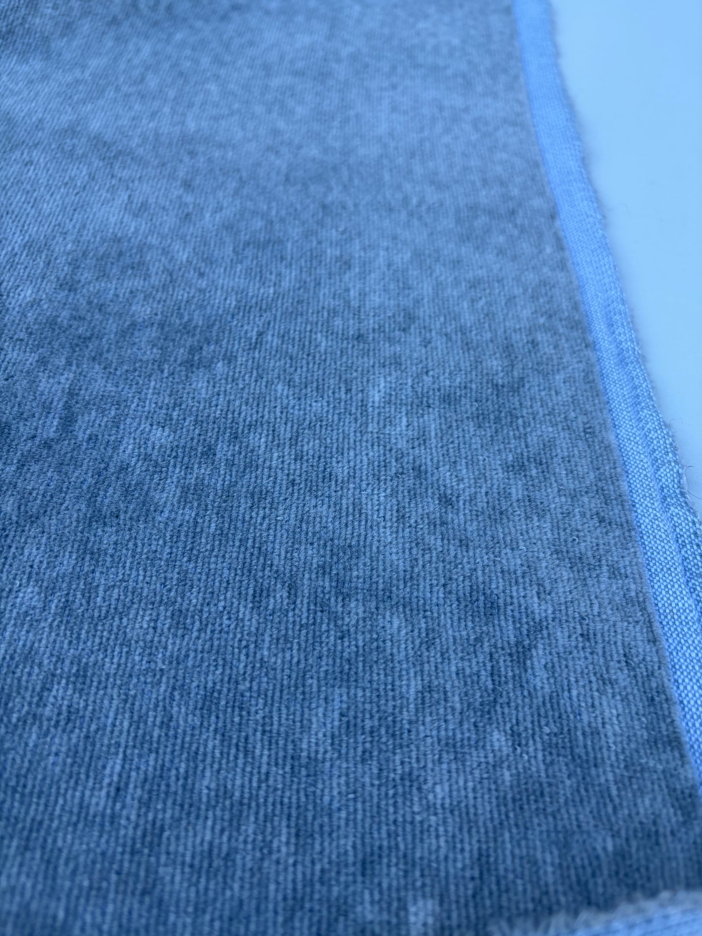 CHARLY 035 pearl woven cotton velvet, looped back