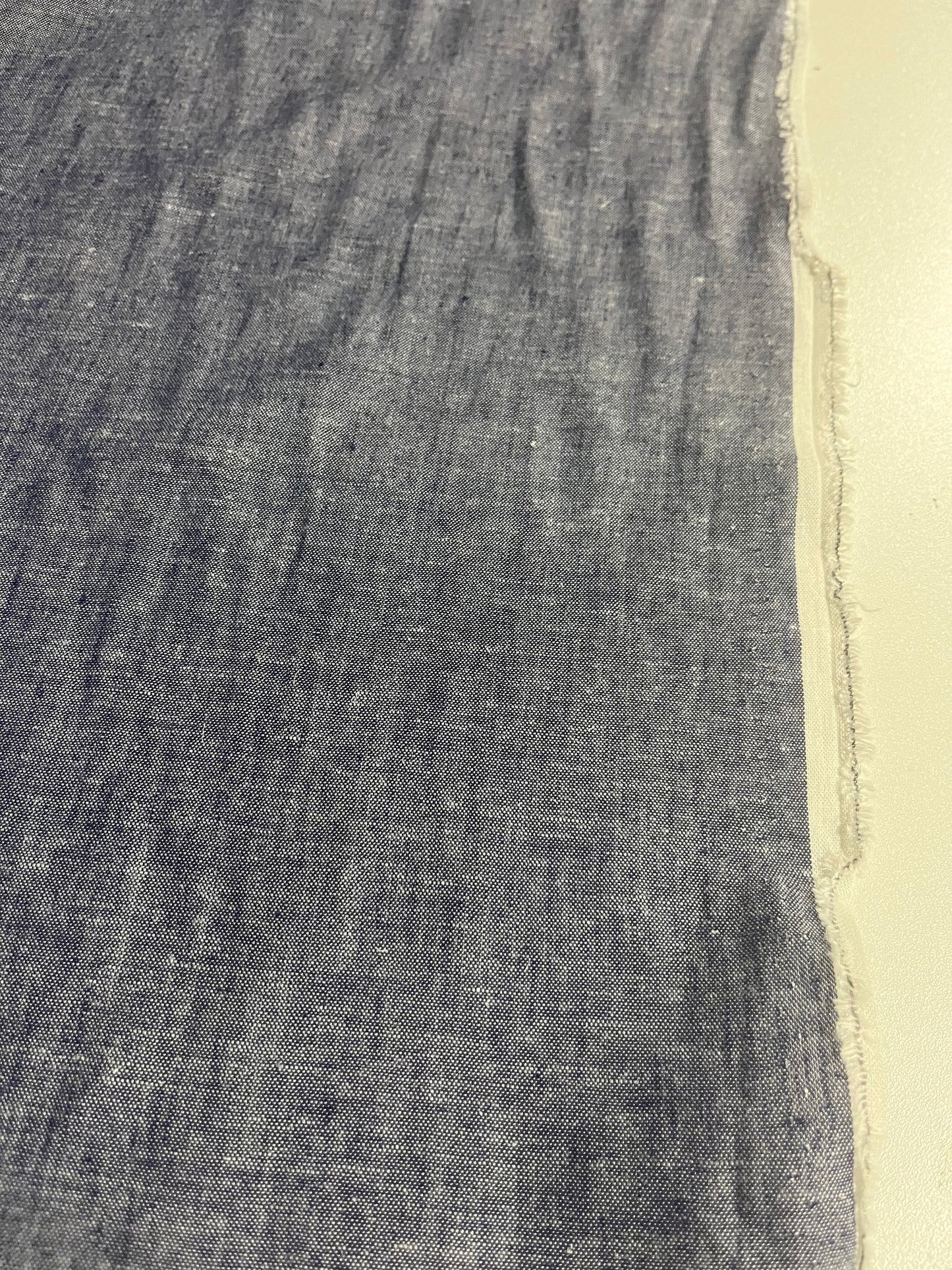 LC MOIRA 009 washed linen/viscose indigo