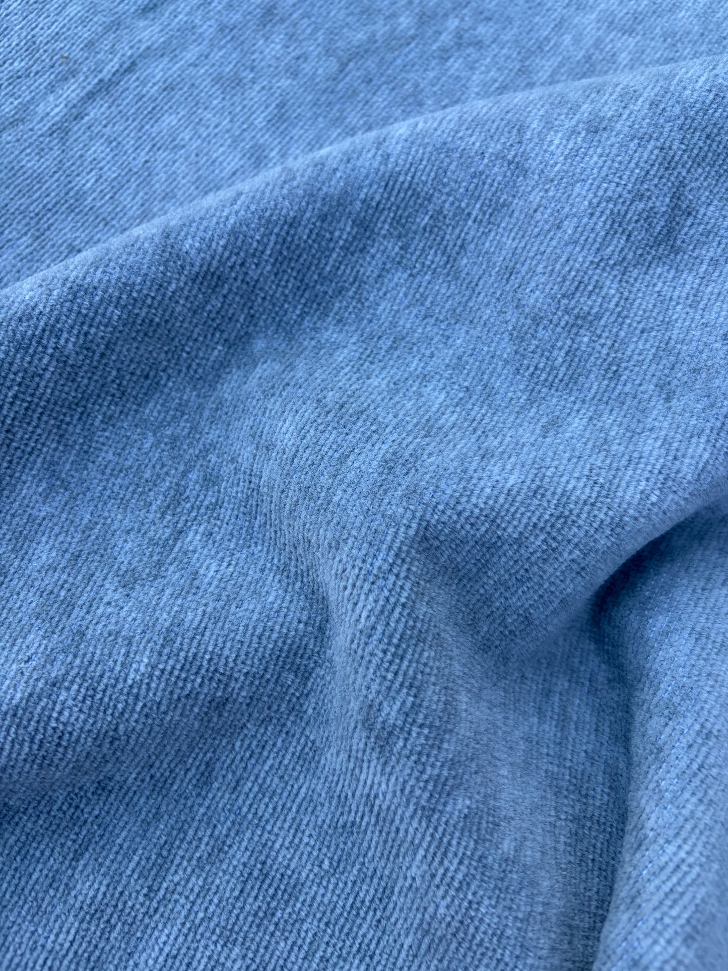 CHARLY 035 pearl woven cotton velvet, looped back