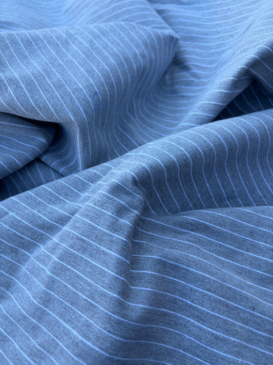 CHARLY 036 silver grey/white  pinstripe cotton stretch (Copy)