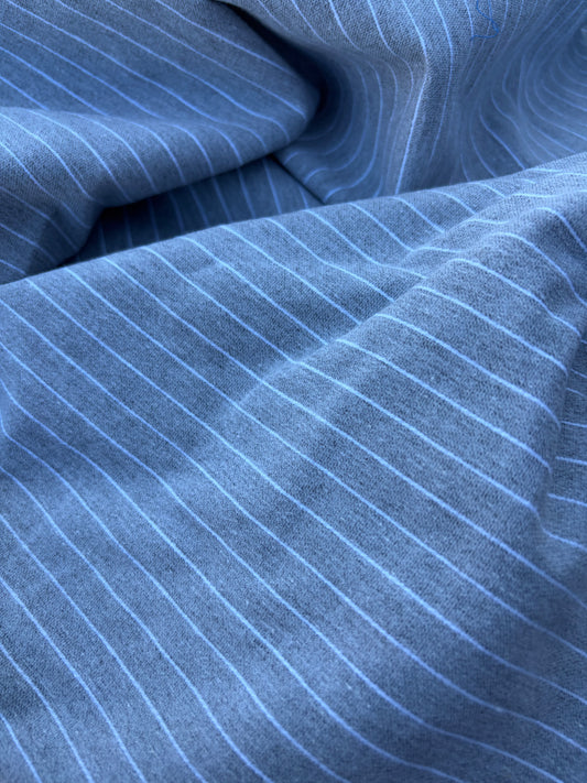 CHARLY 036 silver grey/white  pinstripe cotton stretch (Copy)