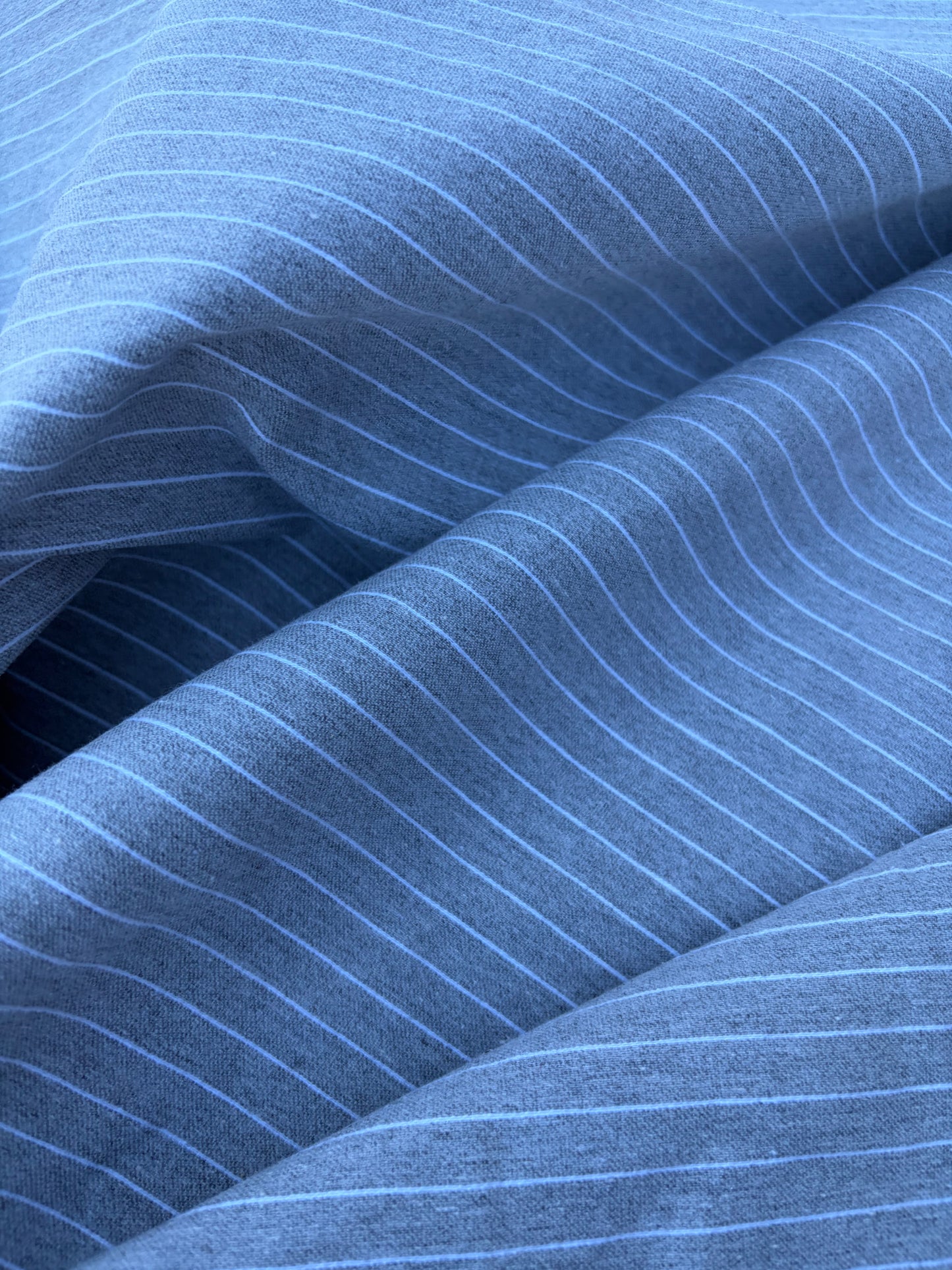 CHARLY 036 silver grey/white  pinstripe cotton stretch (Copy)