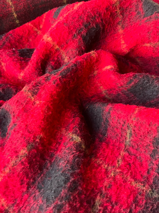 FENIX 012 heavy wool checked vintage look