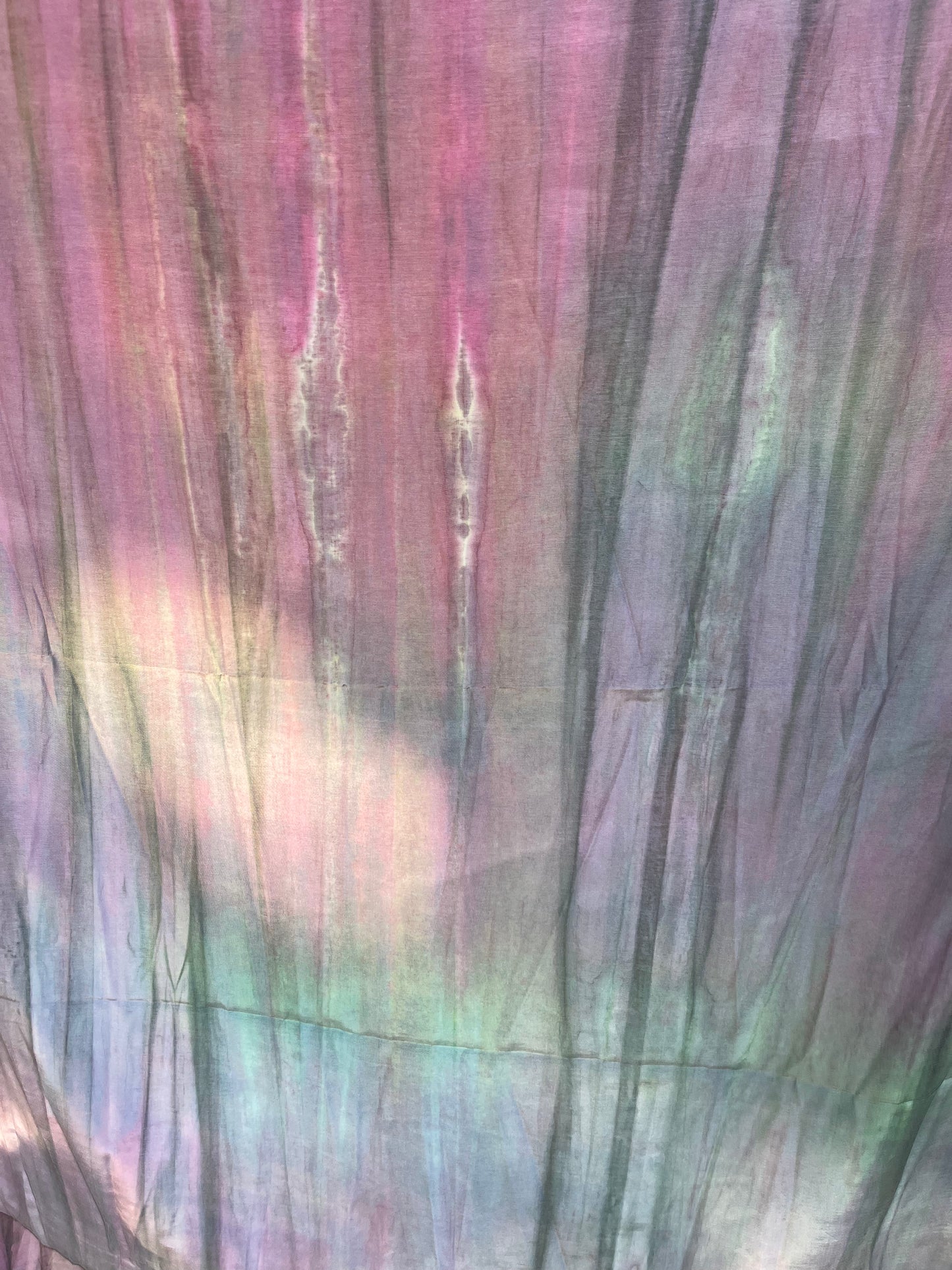 Solstice collection 6 cupro/viscose tie dye fabric