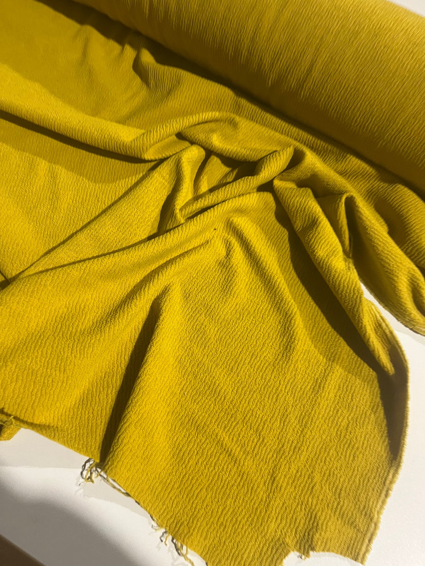 LC MOIRA 013 heavy cotton jacquard warm yellow