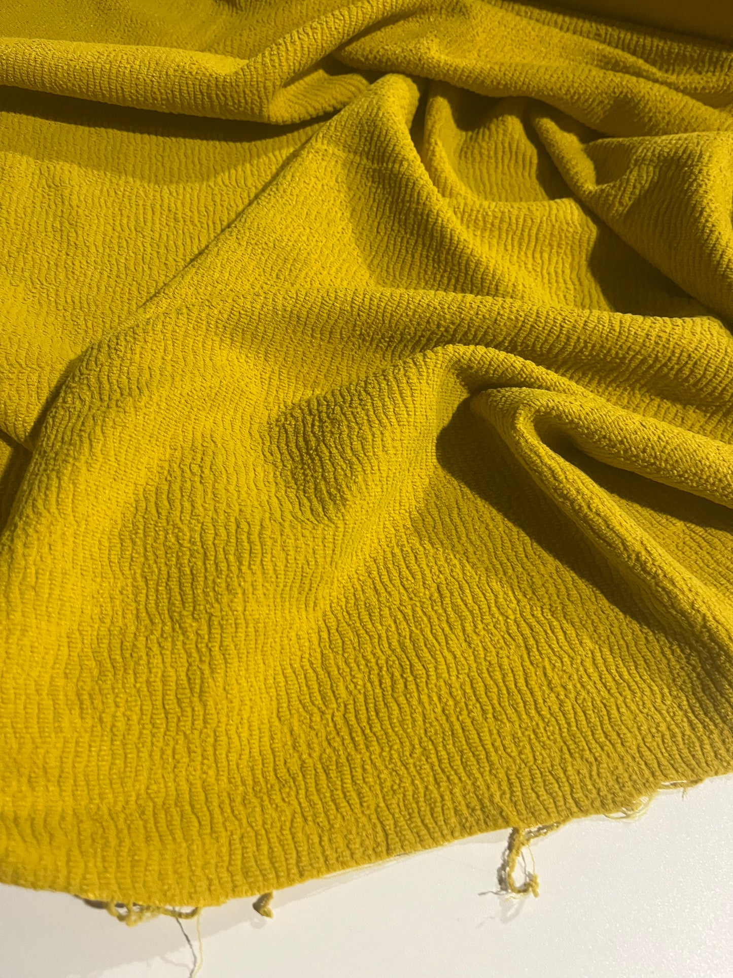 LC MOIRA 013 heavy cotton jacquard warm yellow