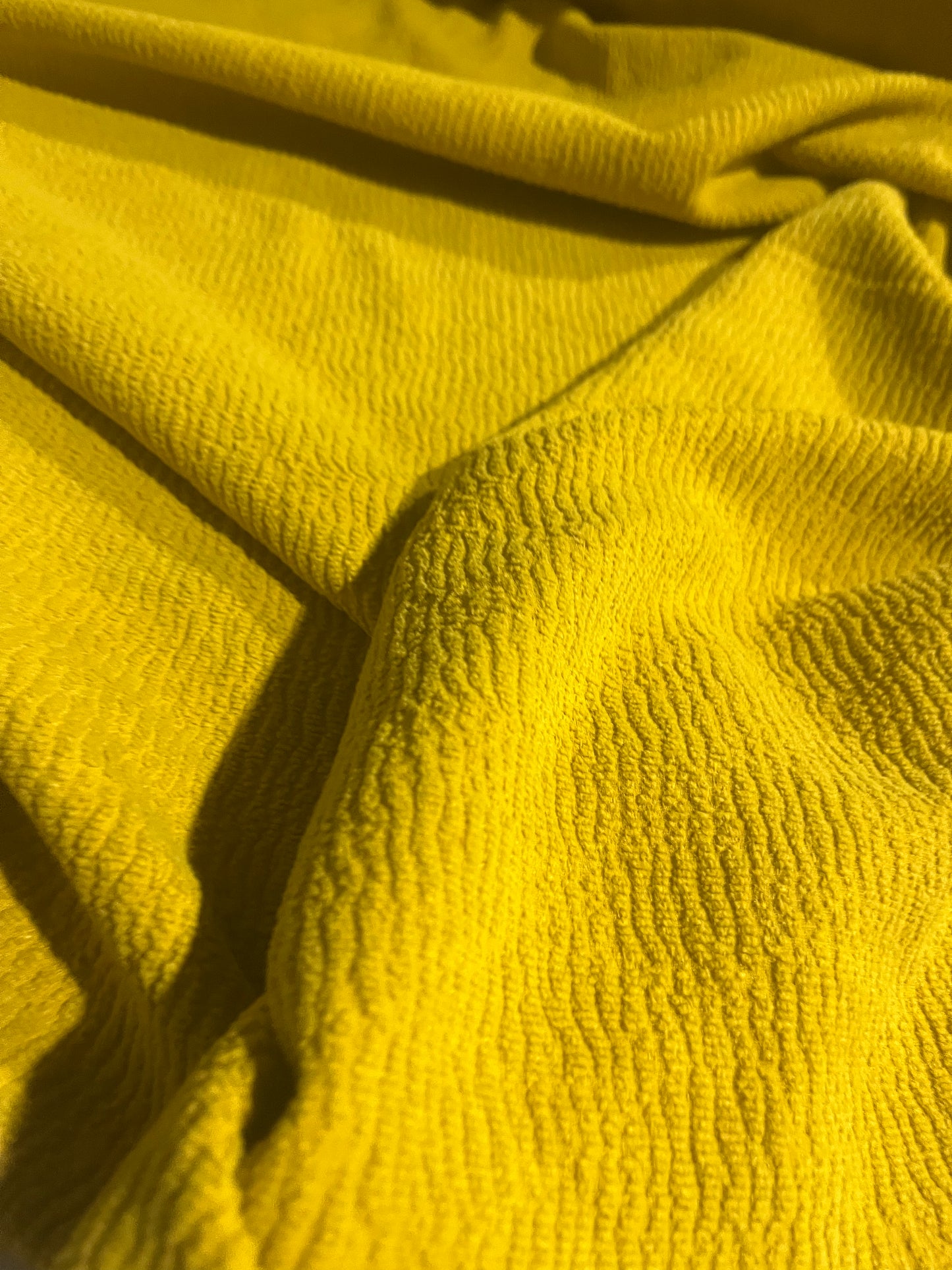 LC MOIRA 013 heavy cotton jacquard warm yellow