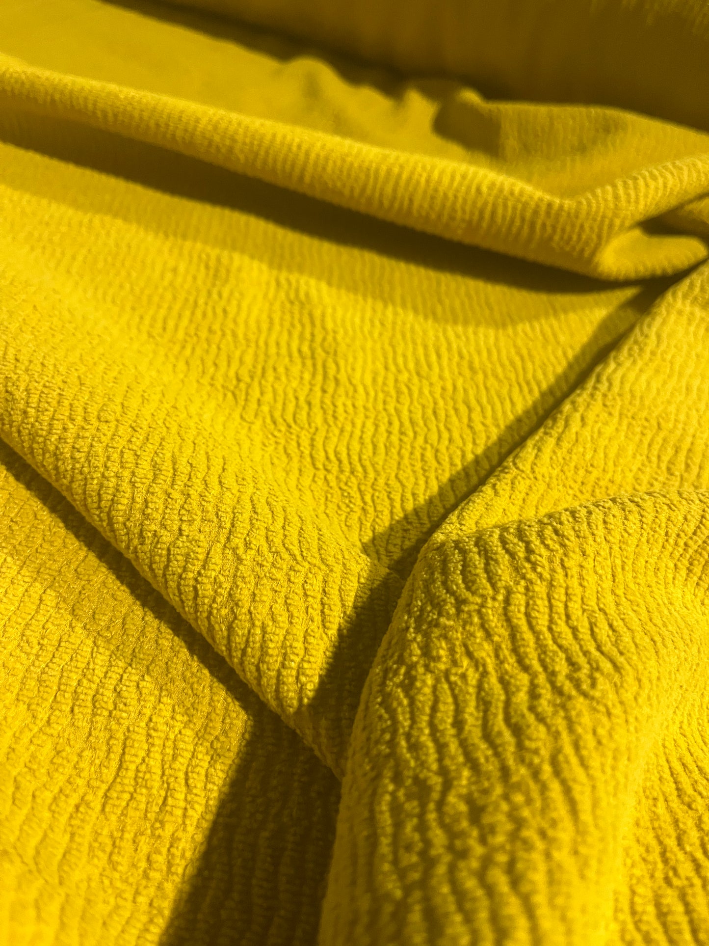 LC MOIRA 013 heavy cotton jacquard warm yellow