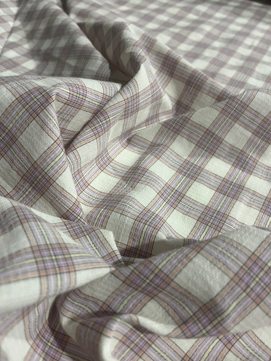 MOIRA 015 Canclini cotton crêpe check