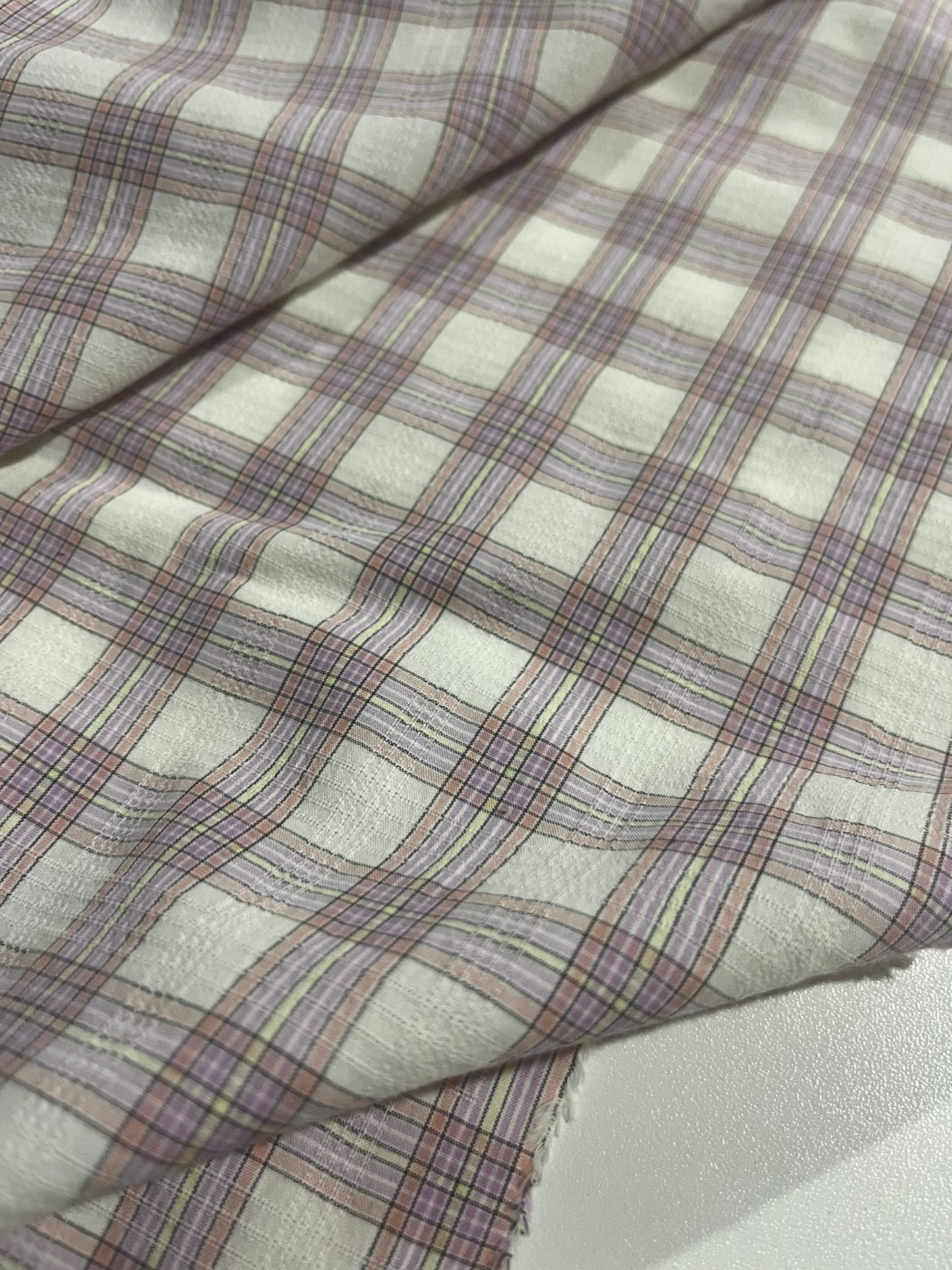 MOIRA 015 Canclini cotton crêpe check