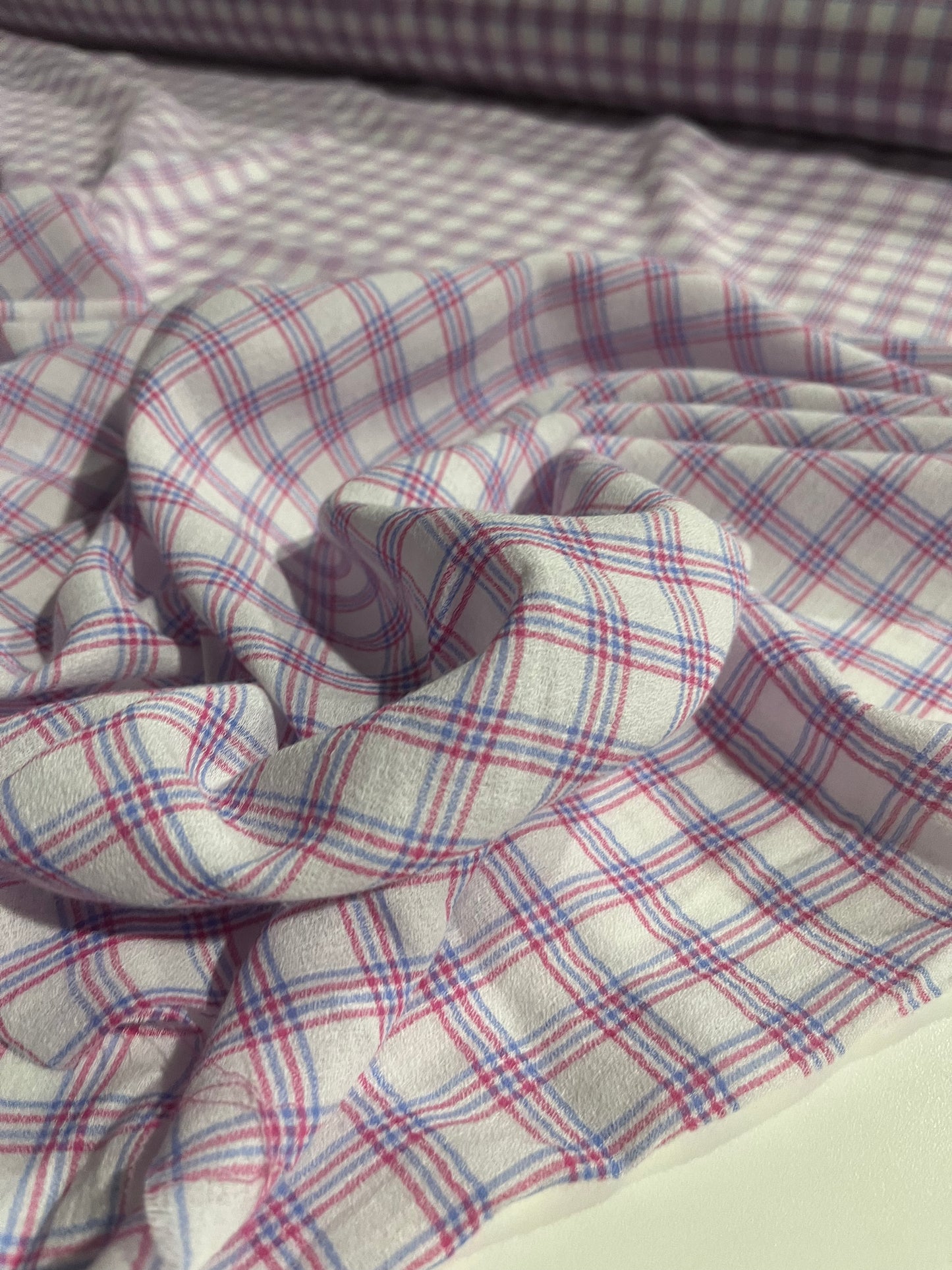 MOIRA 015 bis Canclini cotton crêpe check