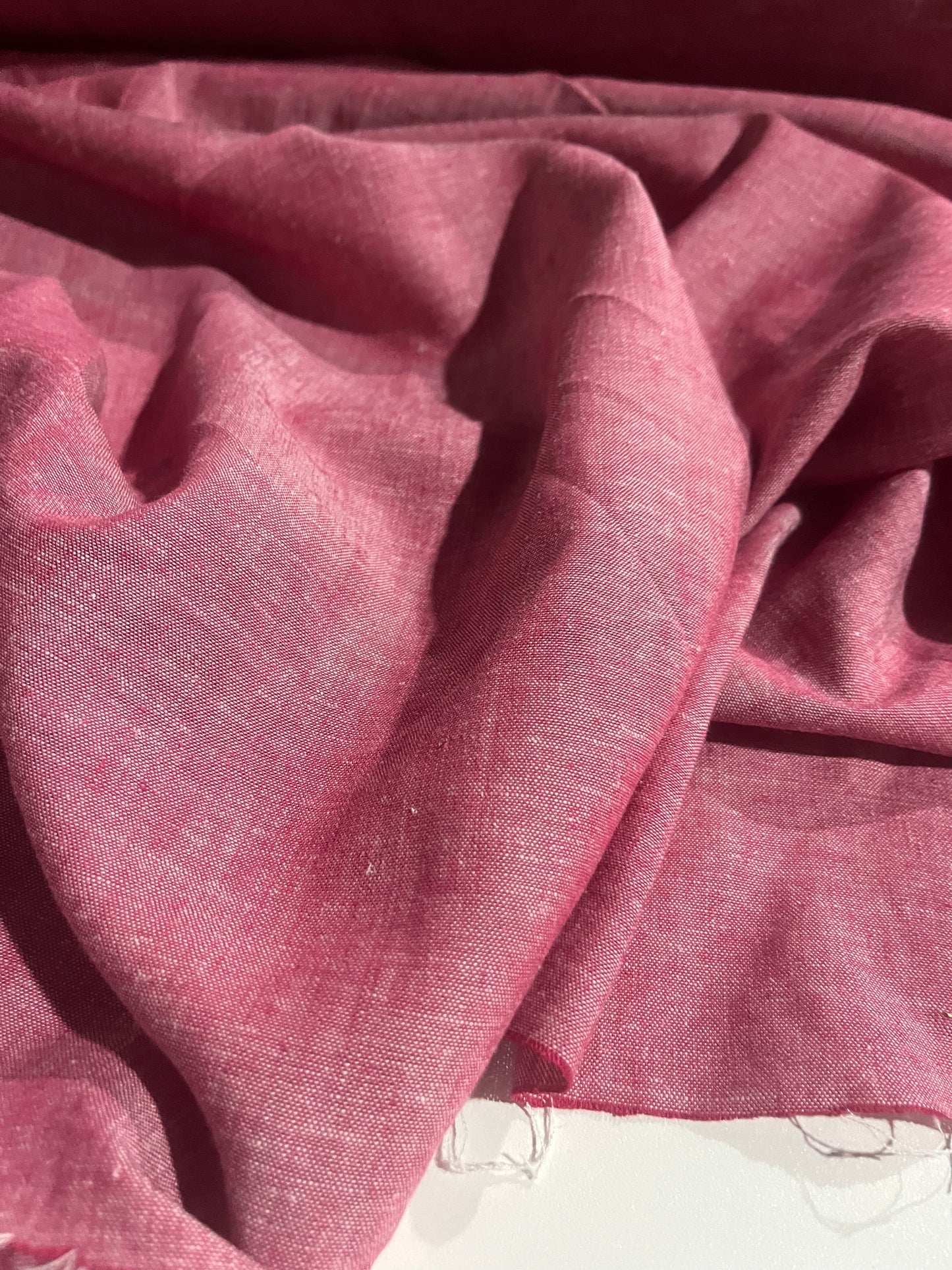 LC MOIRA 016 washed linen/viscose framboise