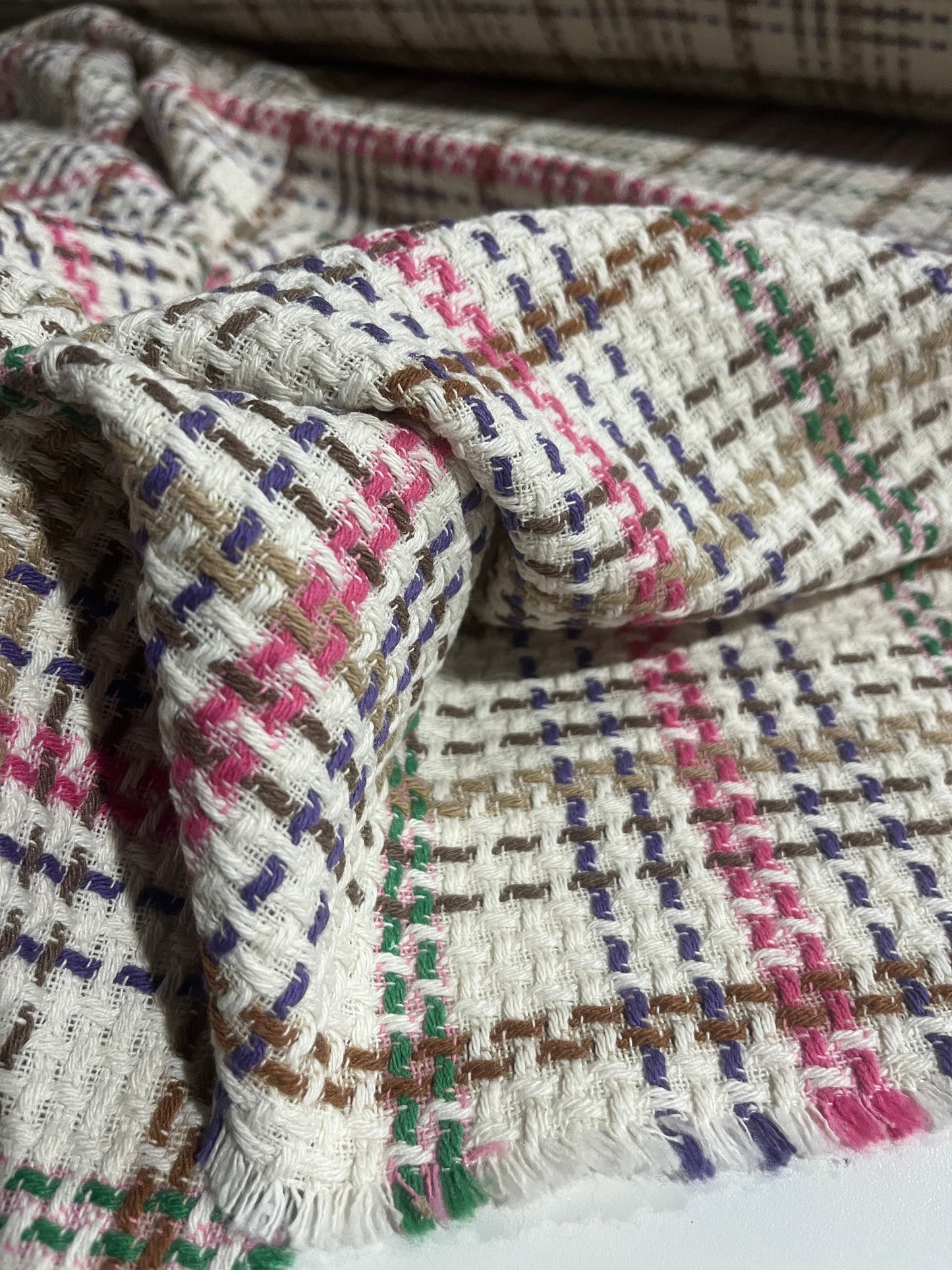 MOIRA 018 heavy cotton tweed Chanel style