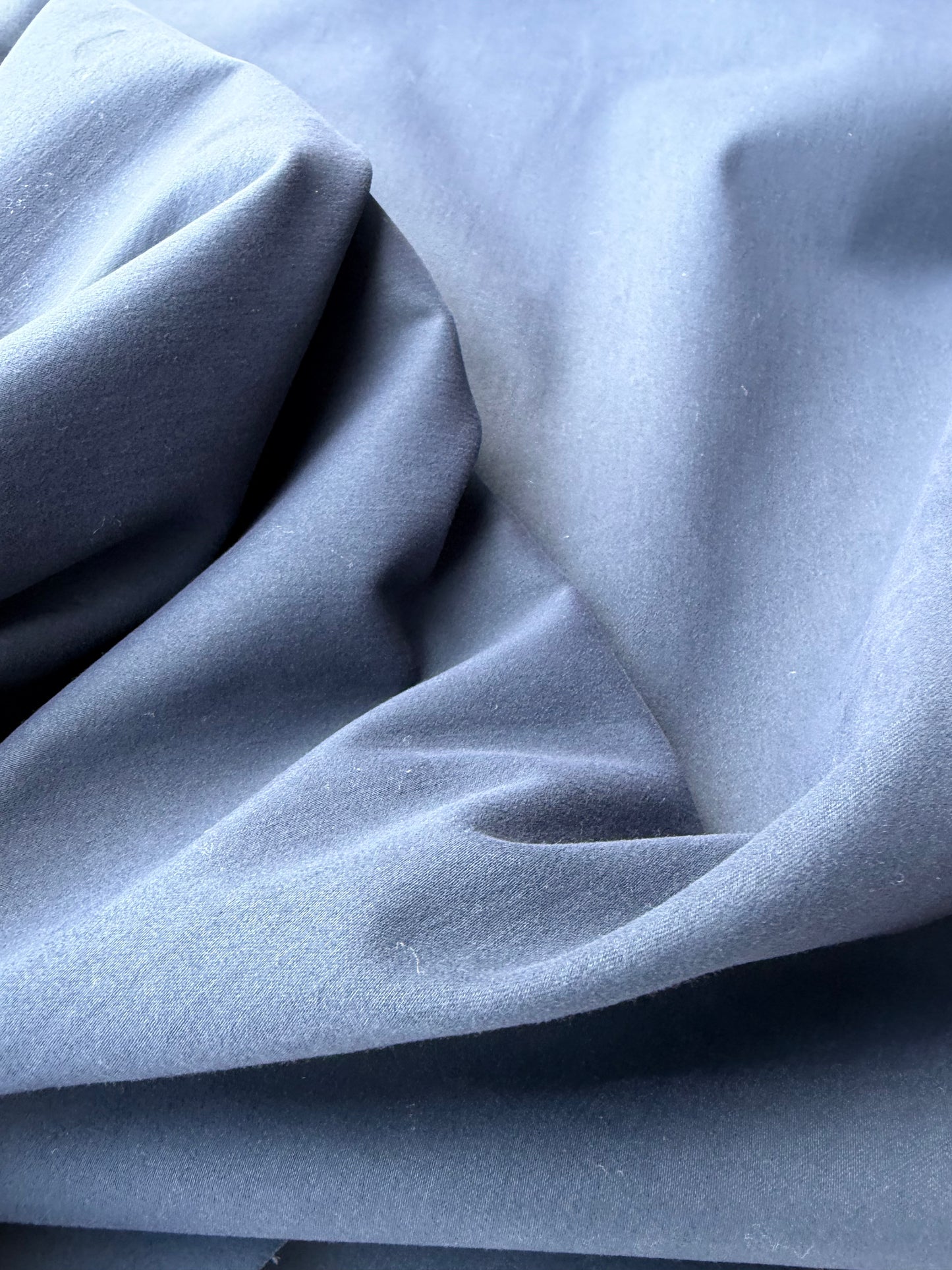 DARREN 002 dark blue cotton stretch with peach finish
