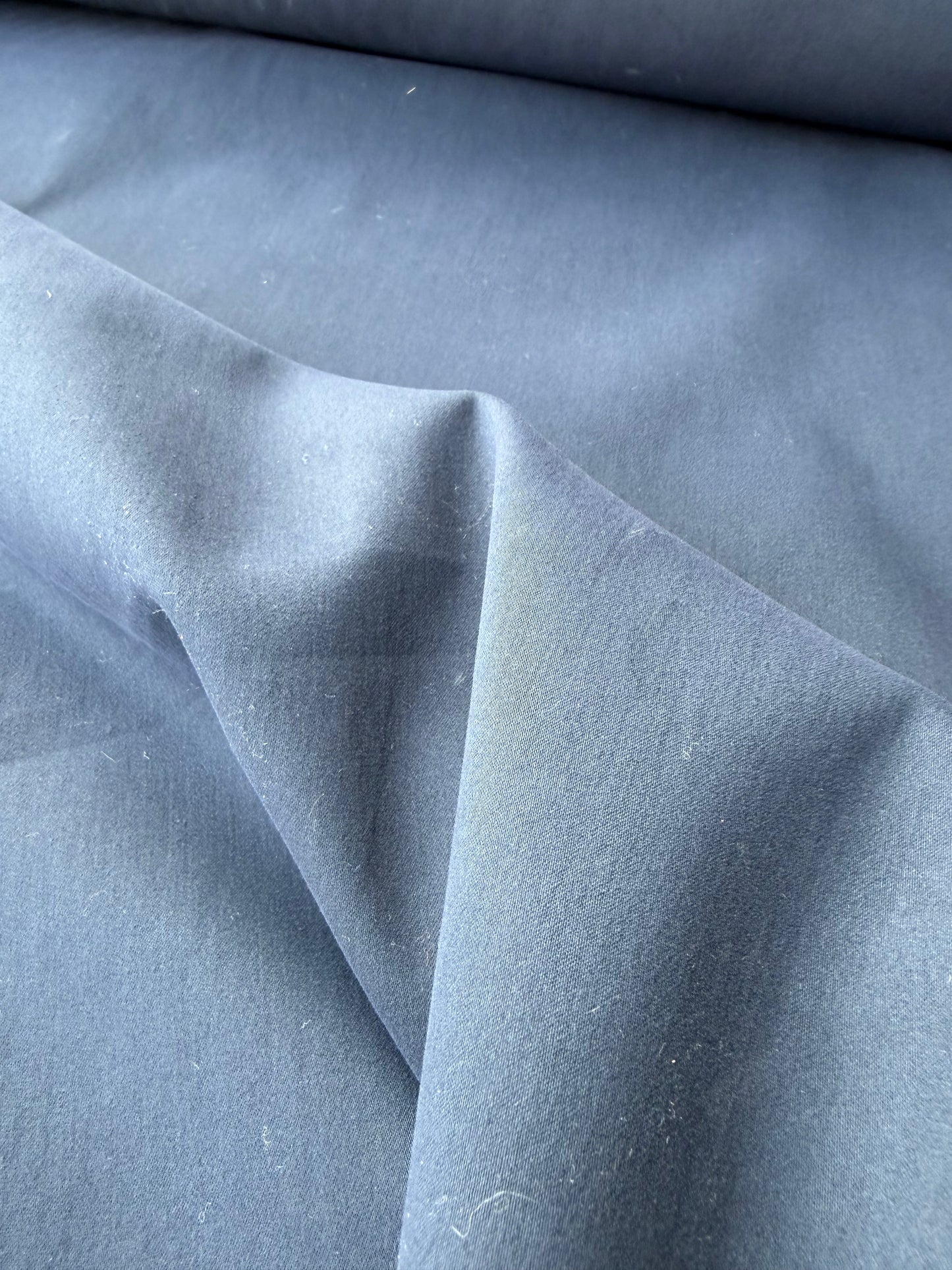 DARREN 002 dark blue cotton stretch with peach finish