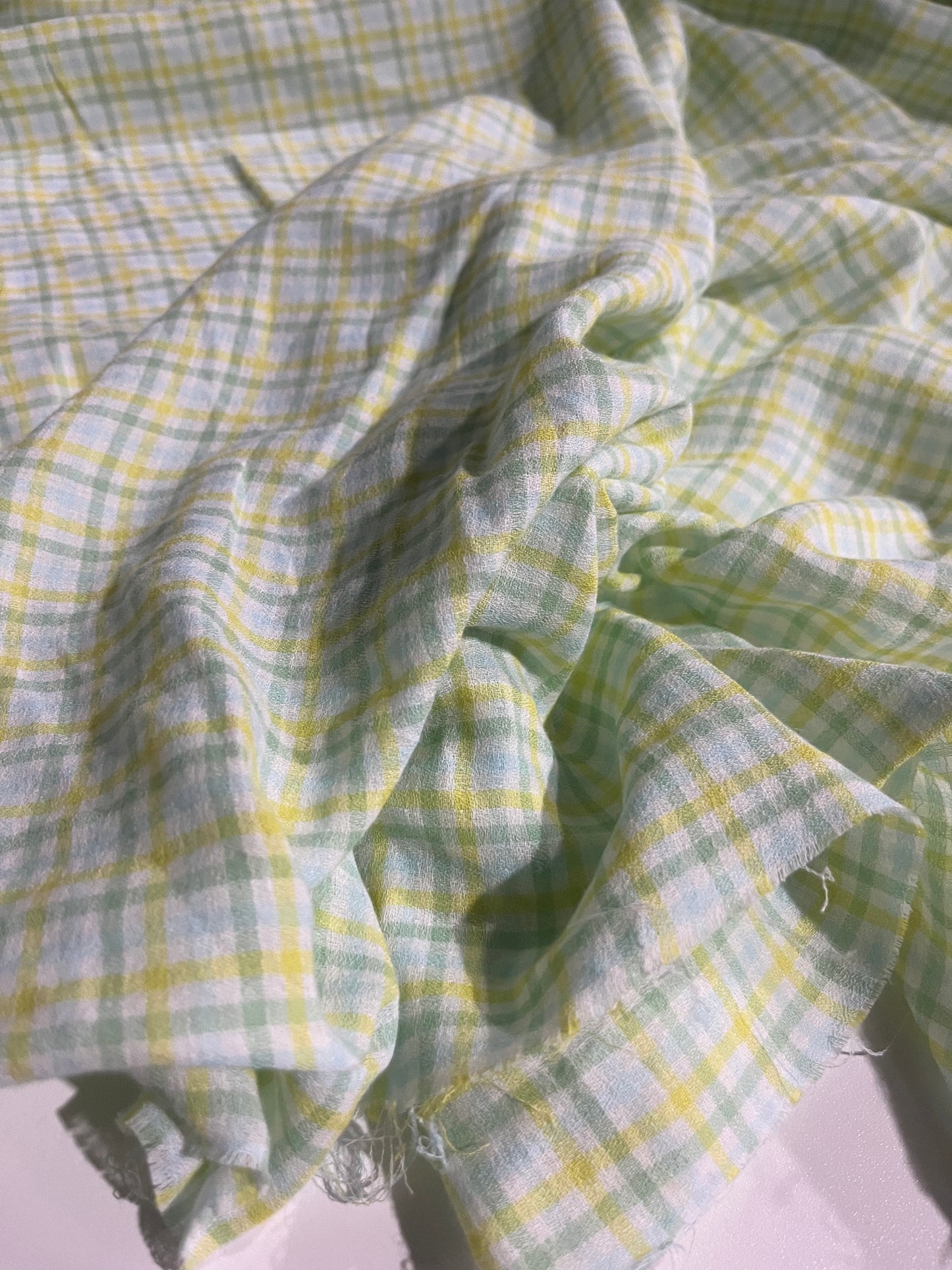 MOIRA 021 Canclini cotton crêpe check