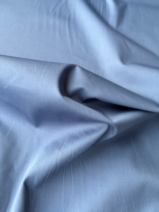 DARREN 003 steel blue cotton satin stretch