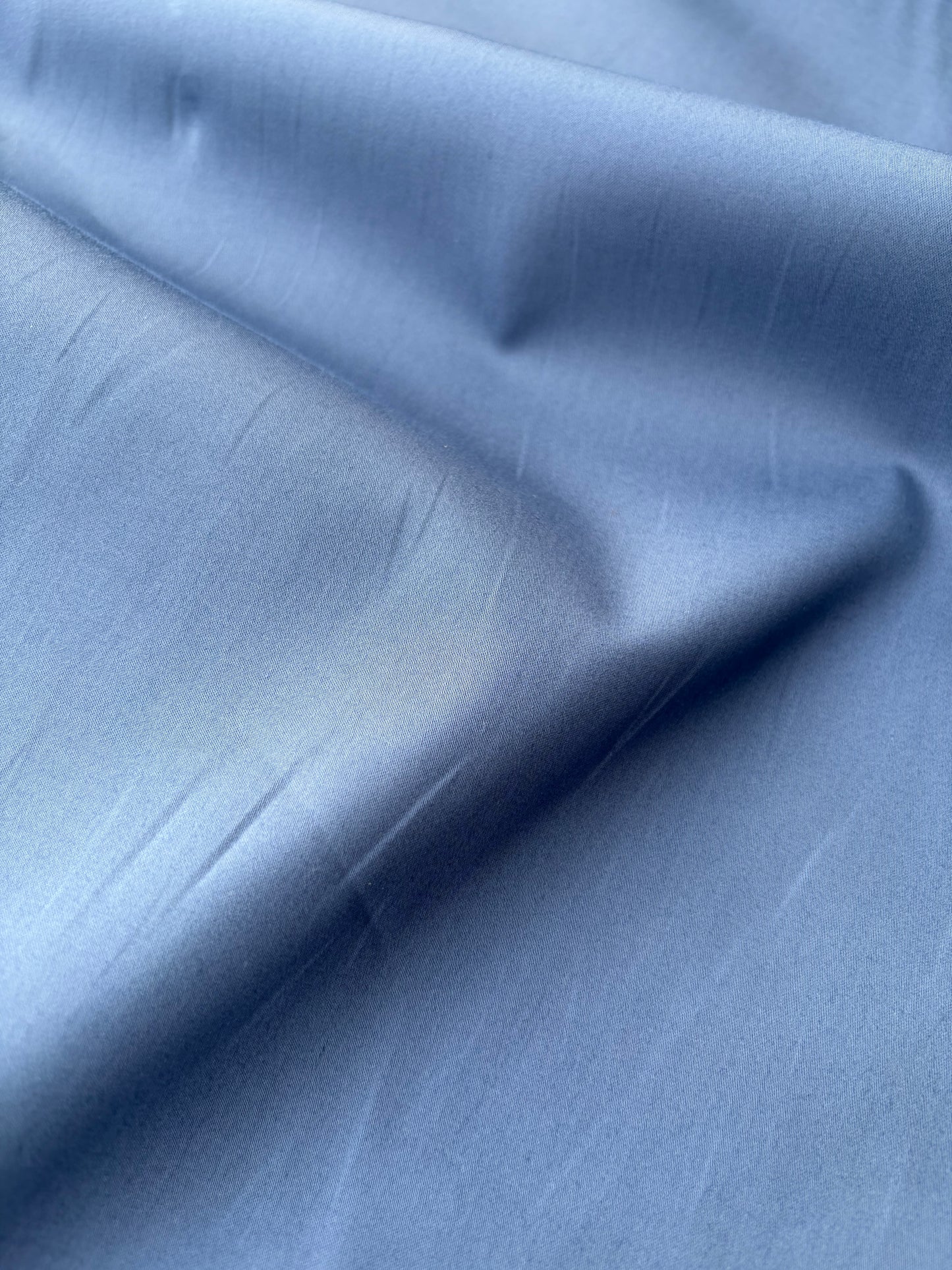 DARREN 003 steel blue cotton satin stretch