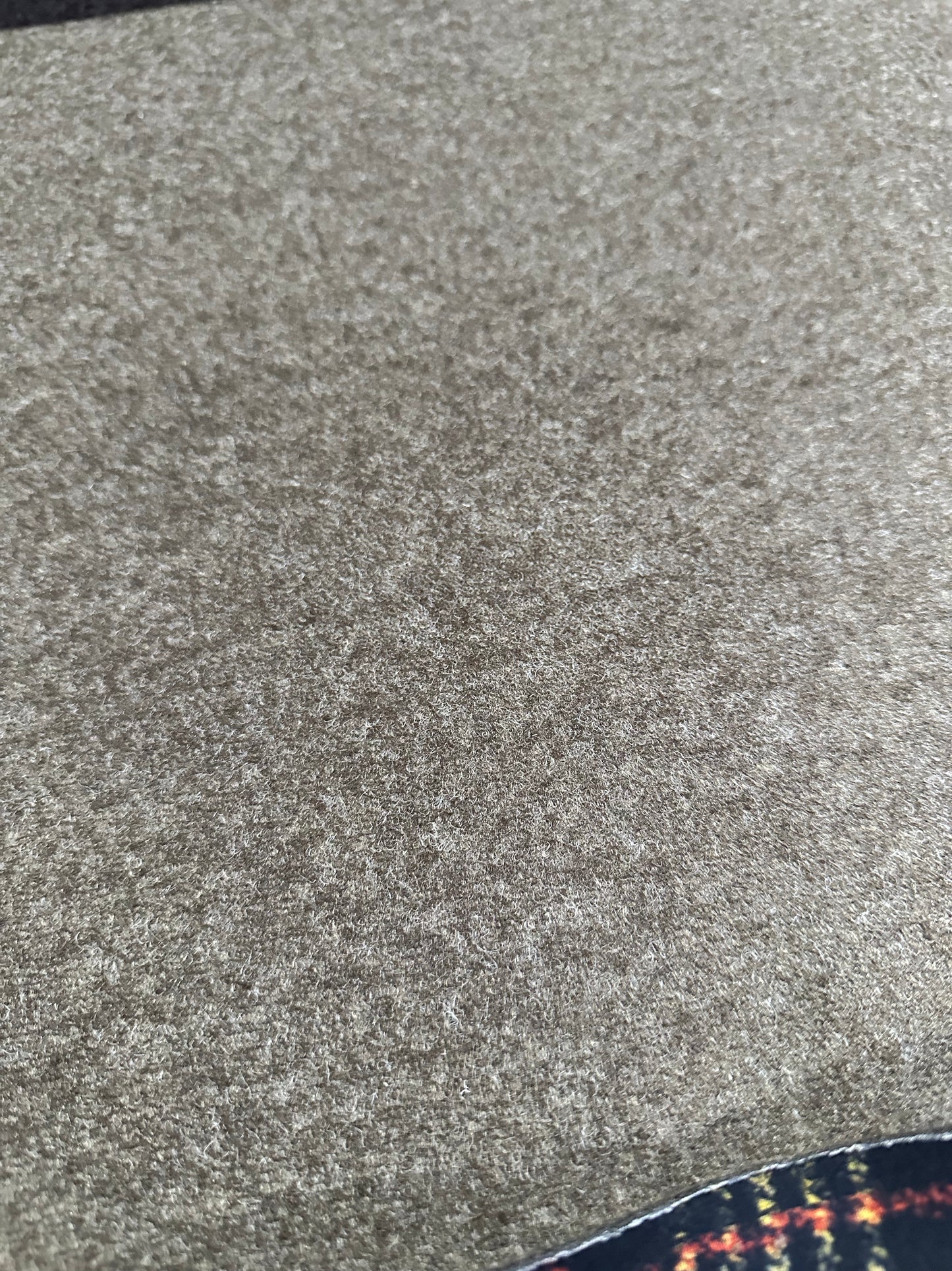 Flip side 220 red yellow black check double face brown