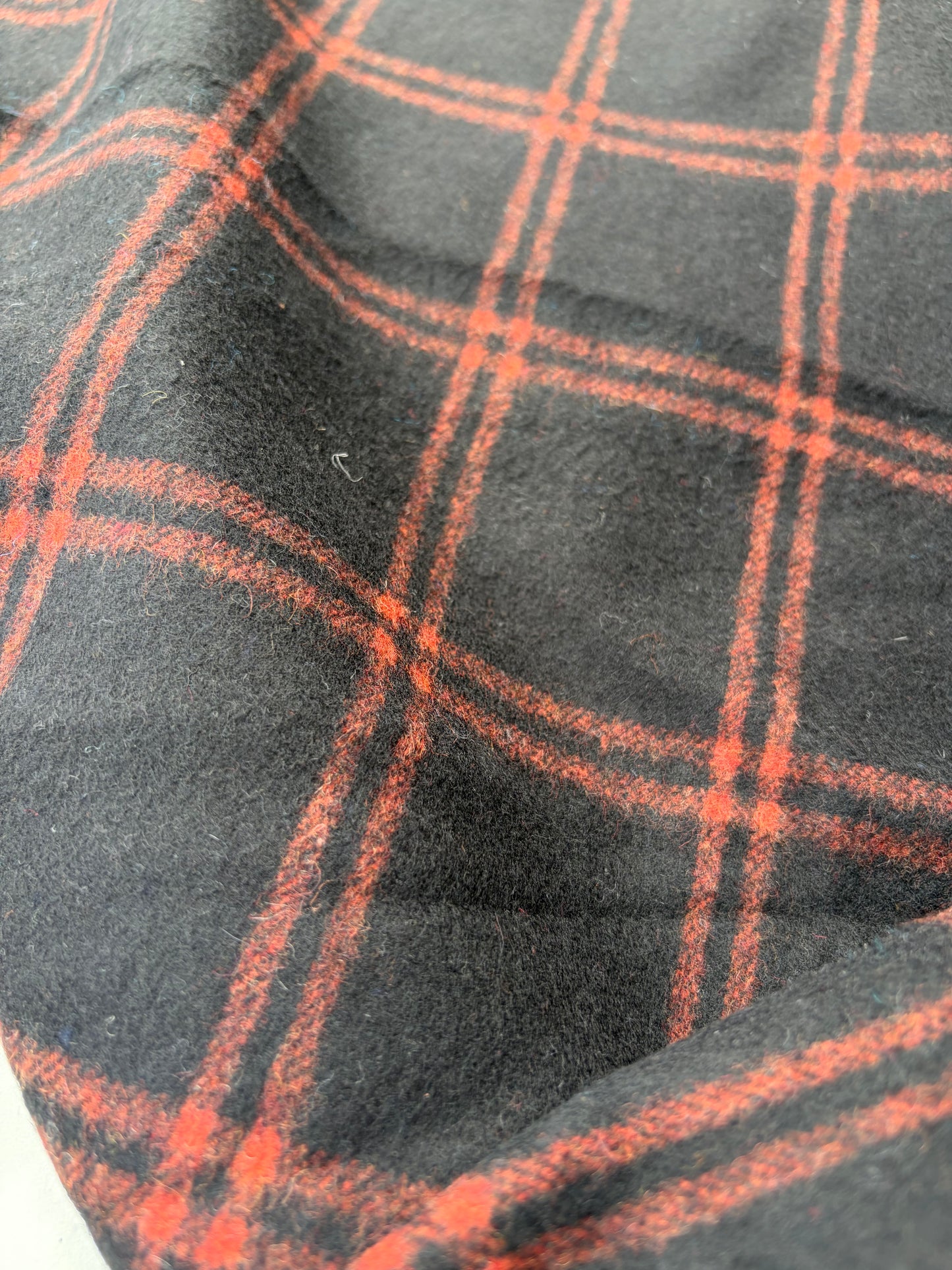 DARREN 006 brown checkered wool flannel