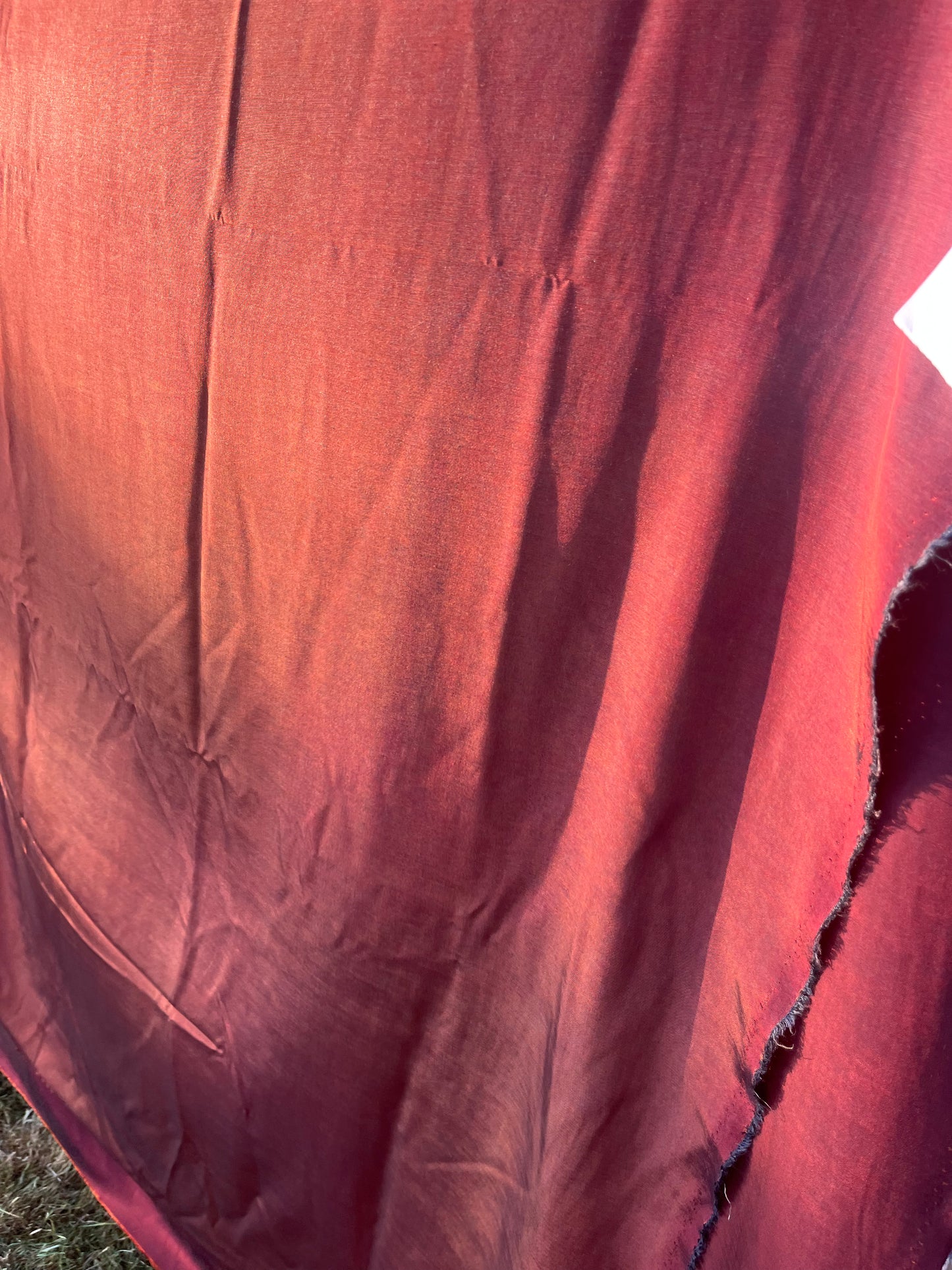 Solstice collection 19 cupro/viscose purple/burgundy changeant fabric