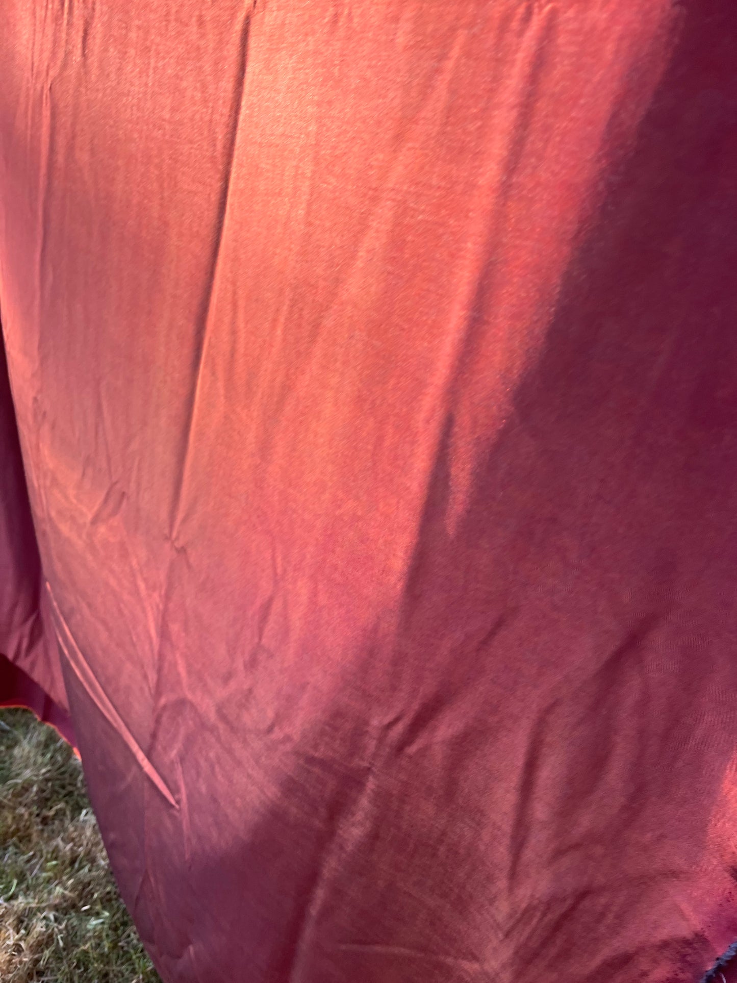 Solstice collection 19 cupro/viscose purple/burgundy changeant fabric