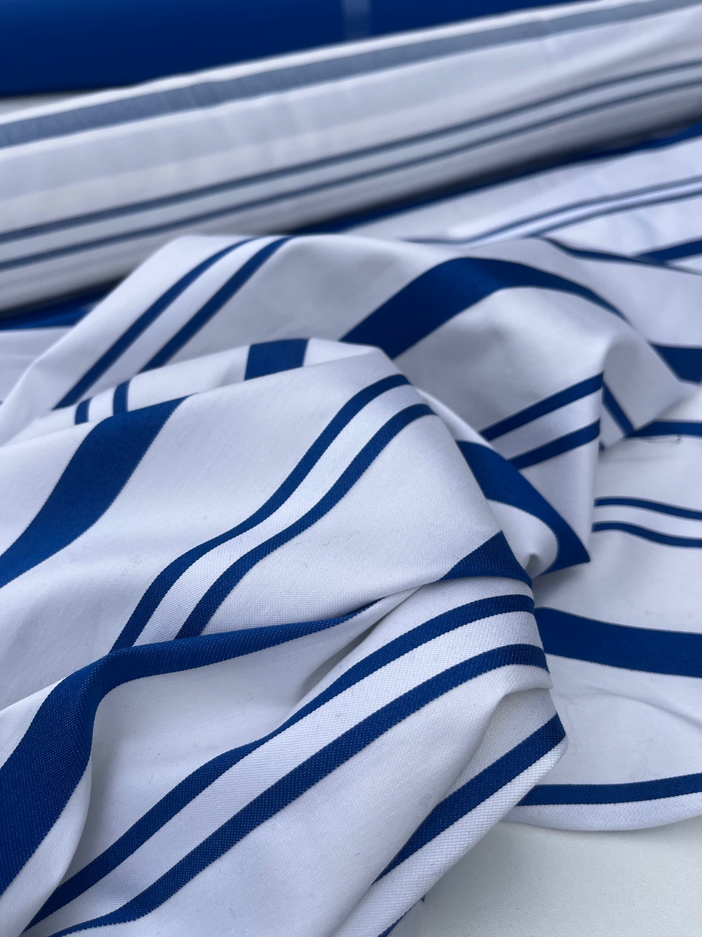 AMOS 006 woven cotton/ polyamide twill stripe