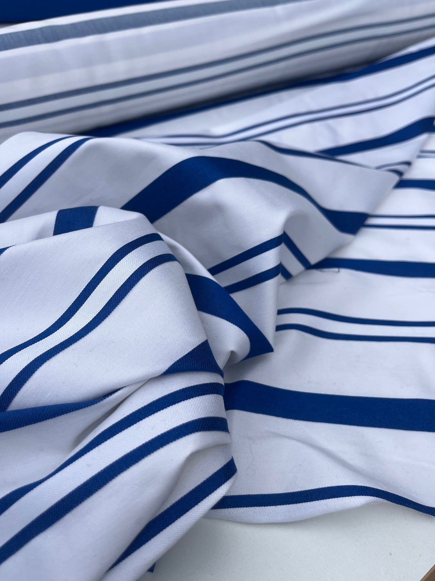 AMOS 006 woven cotton/ polyamide twill stripe